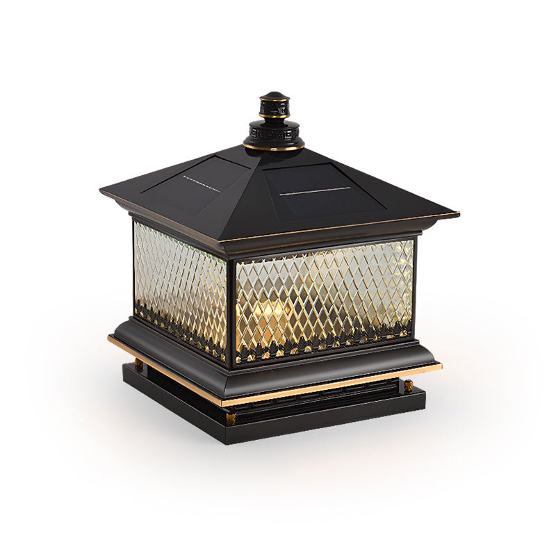 Diamond Solar Post Outdoor Light - Lumpaz