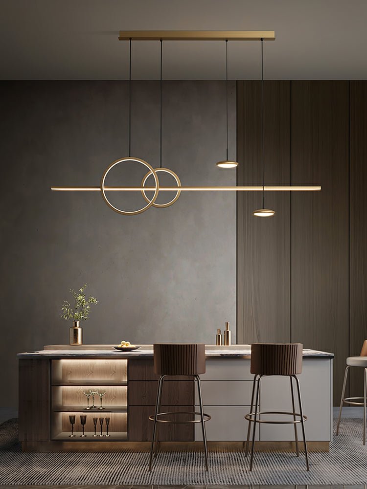 Modern Geometric Shape Chandelier - Lumpaz