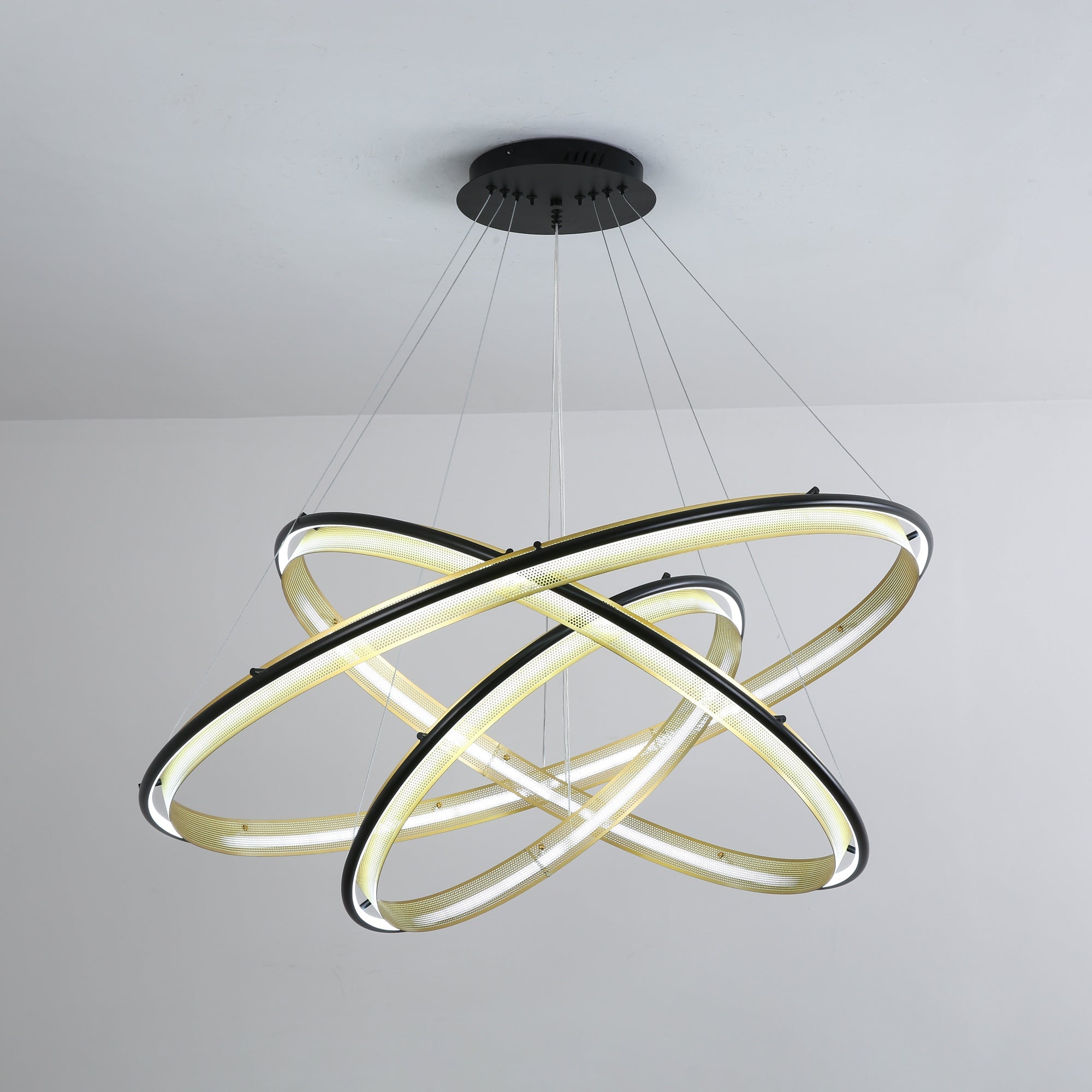 Acrylic LED Round Chandelier - Lumpaz