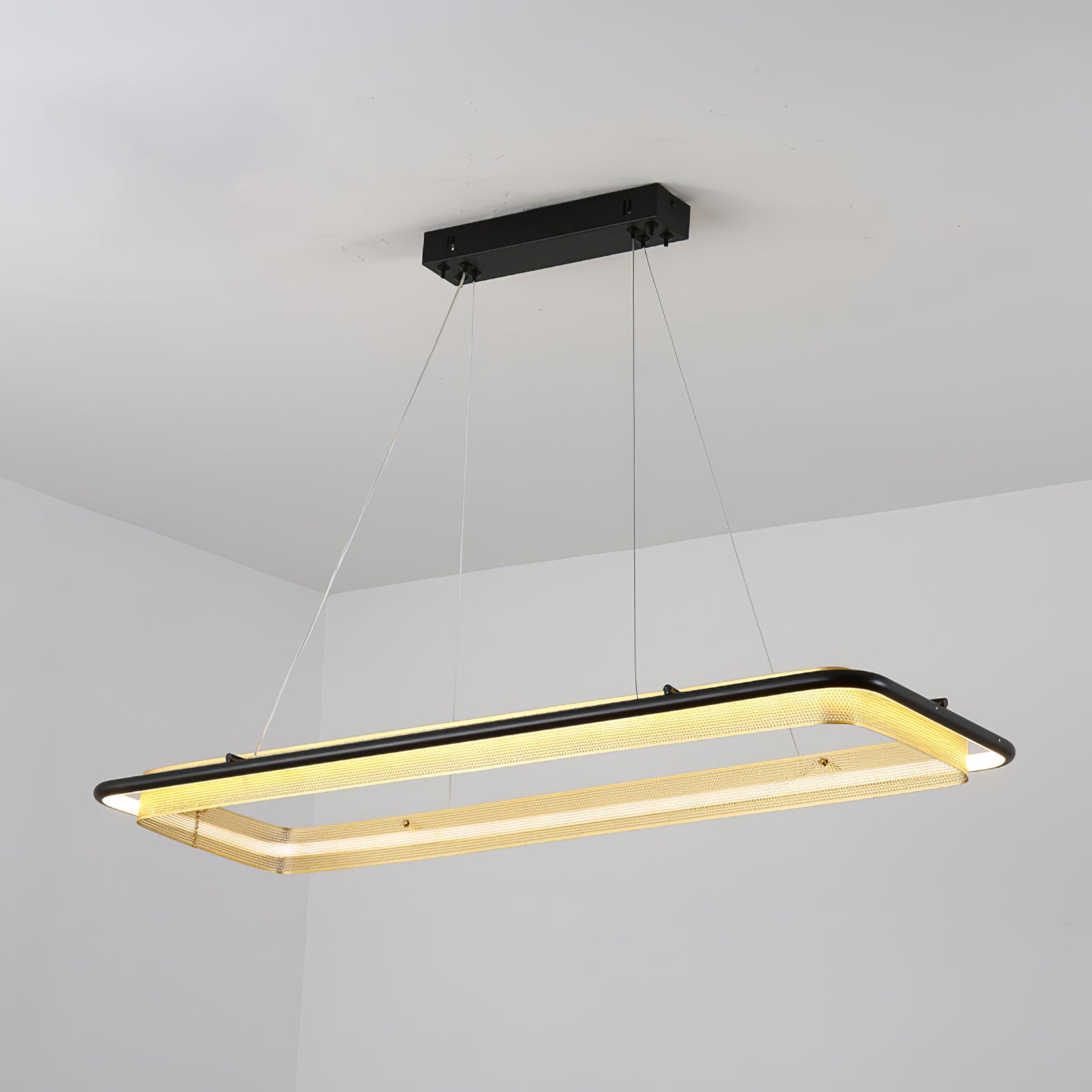 Acrylic LED Round Chandelier - Lumpaz