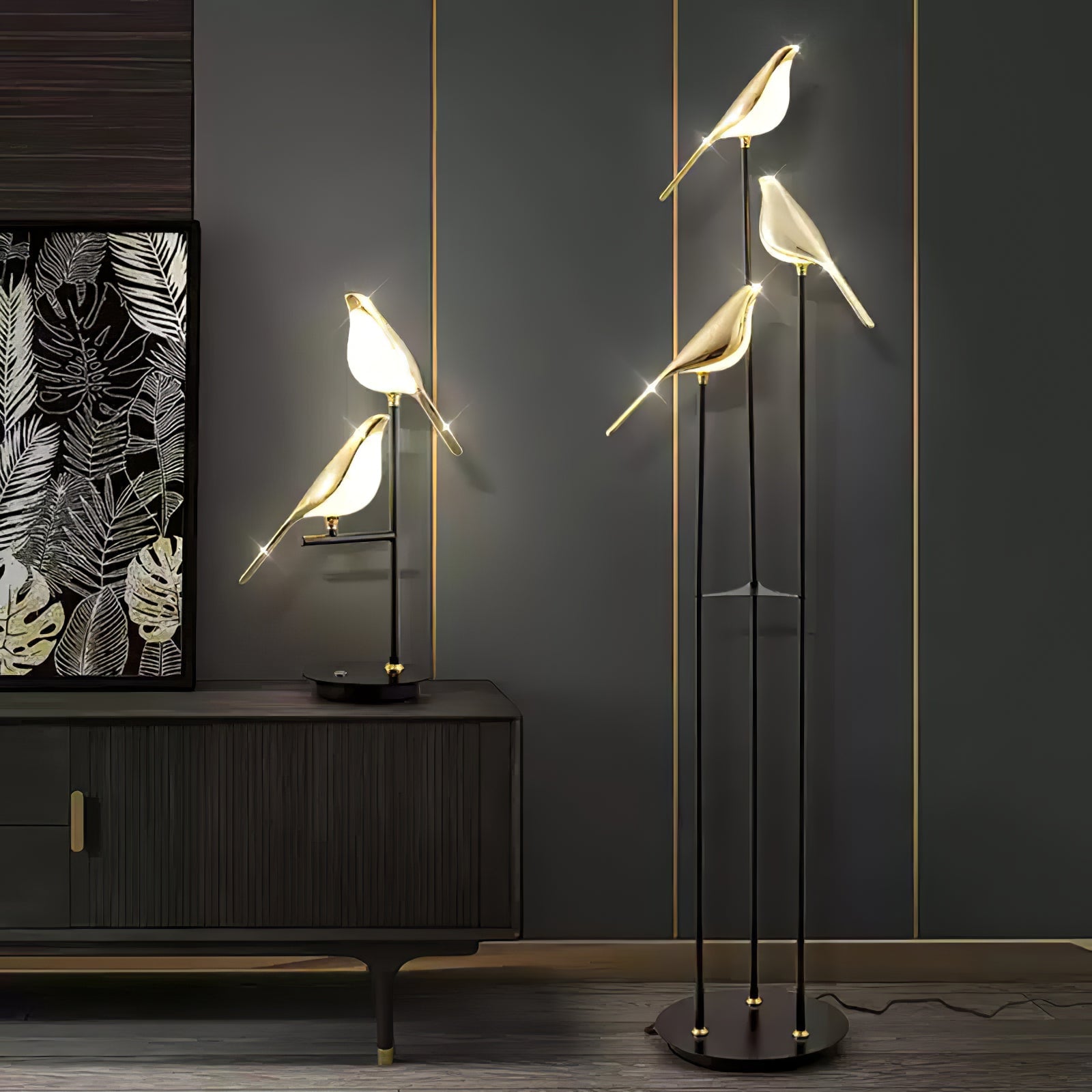Magpie Perch Table Lamp - Lumpaz