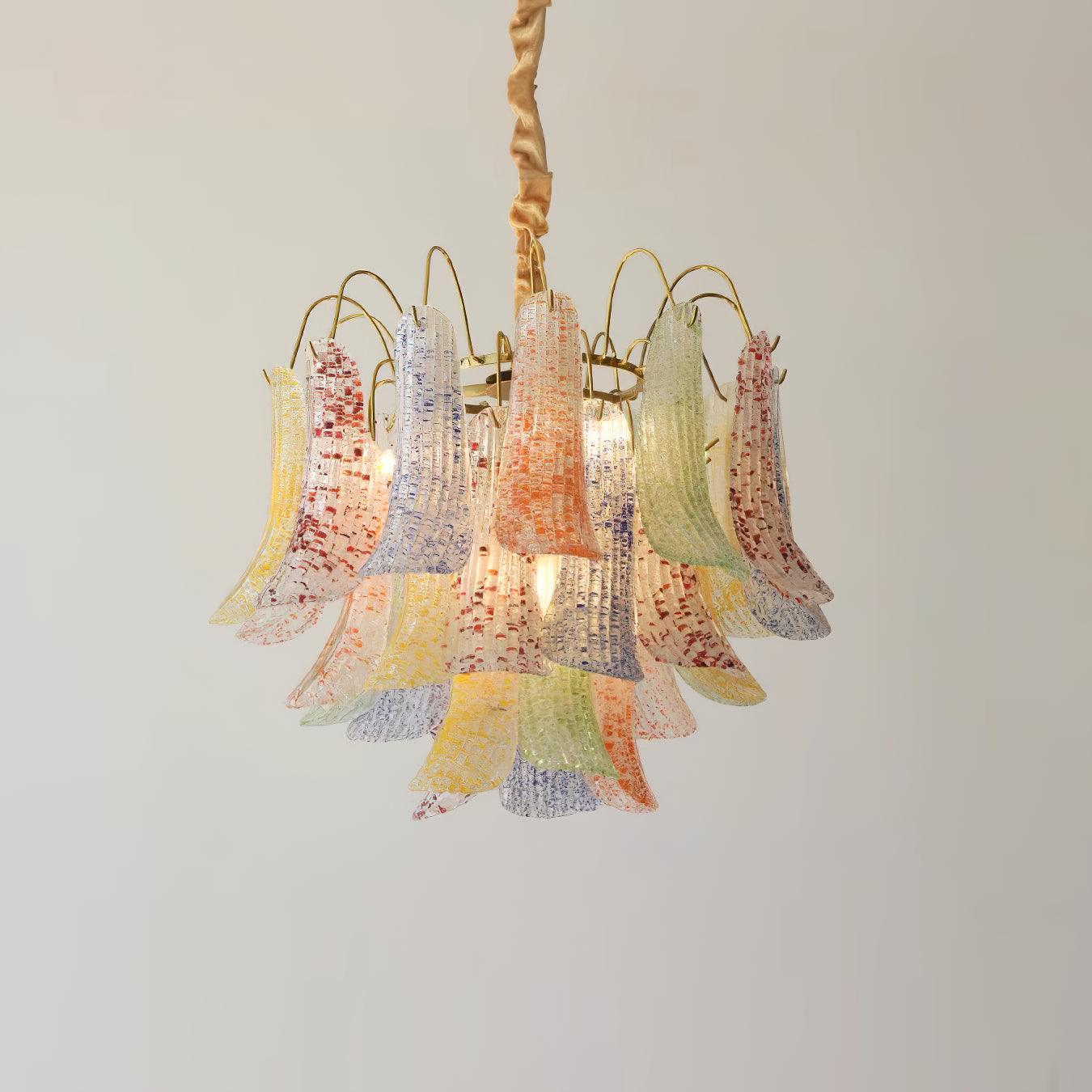 Venini Colorful Murano Glass Chandelier - Lumpaz
