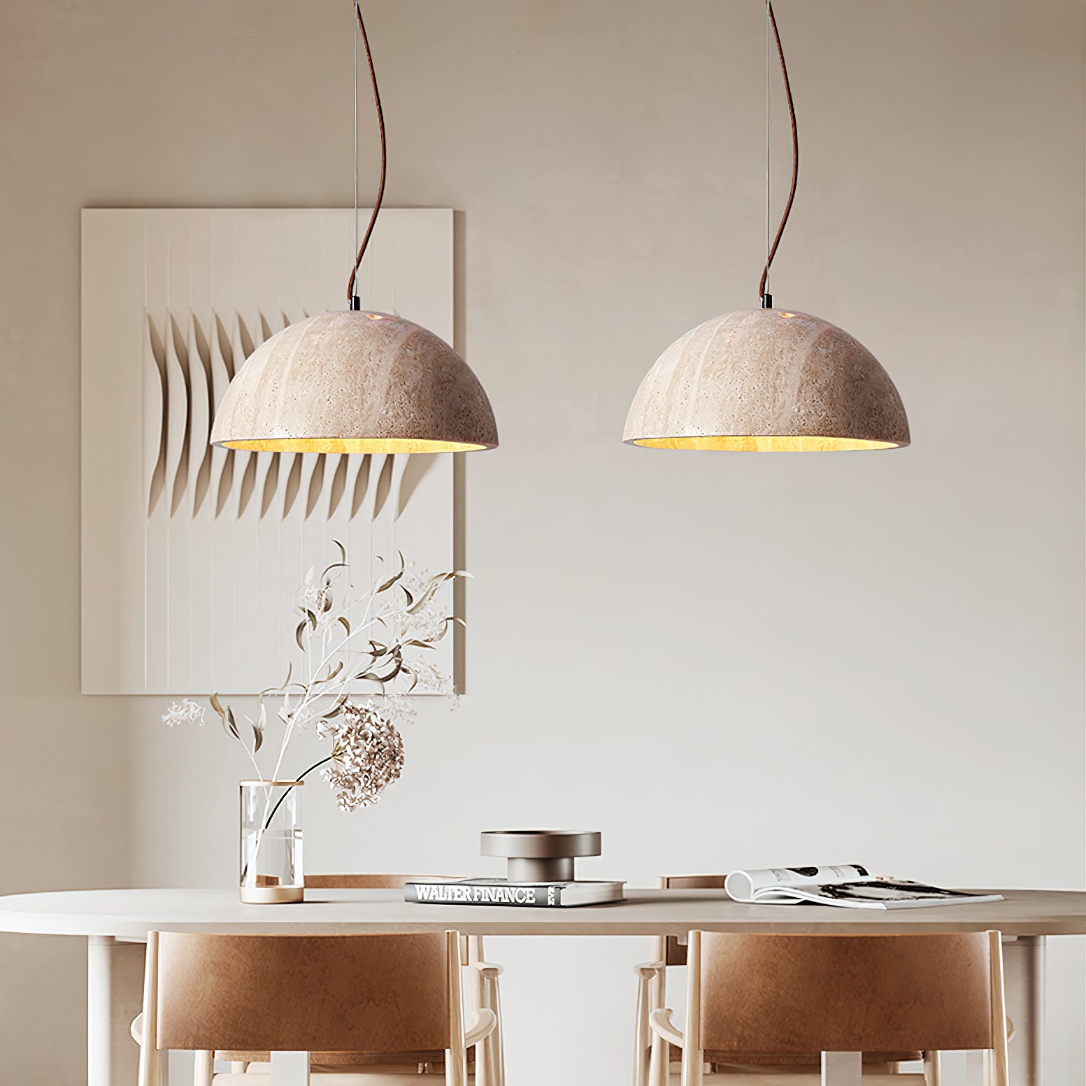 Crescent Glow Pendant Lamp - Lumpaz