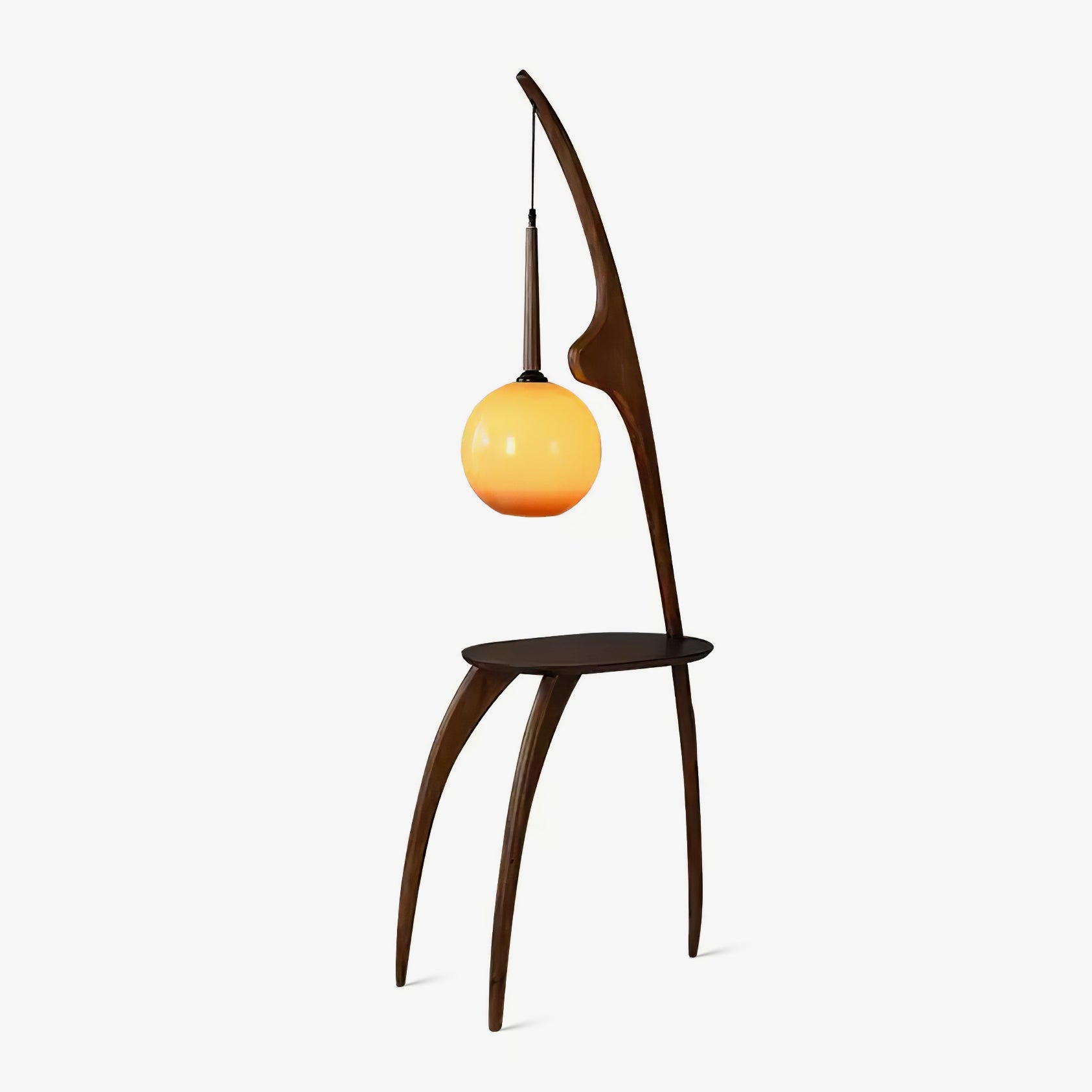 Curved Mantis Arm Floor Lamp - Lumpaz