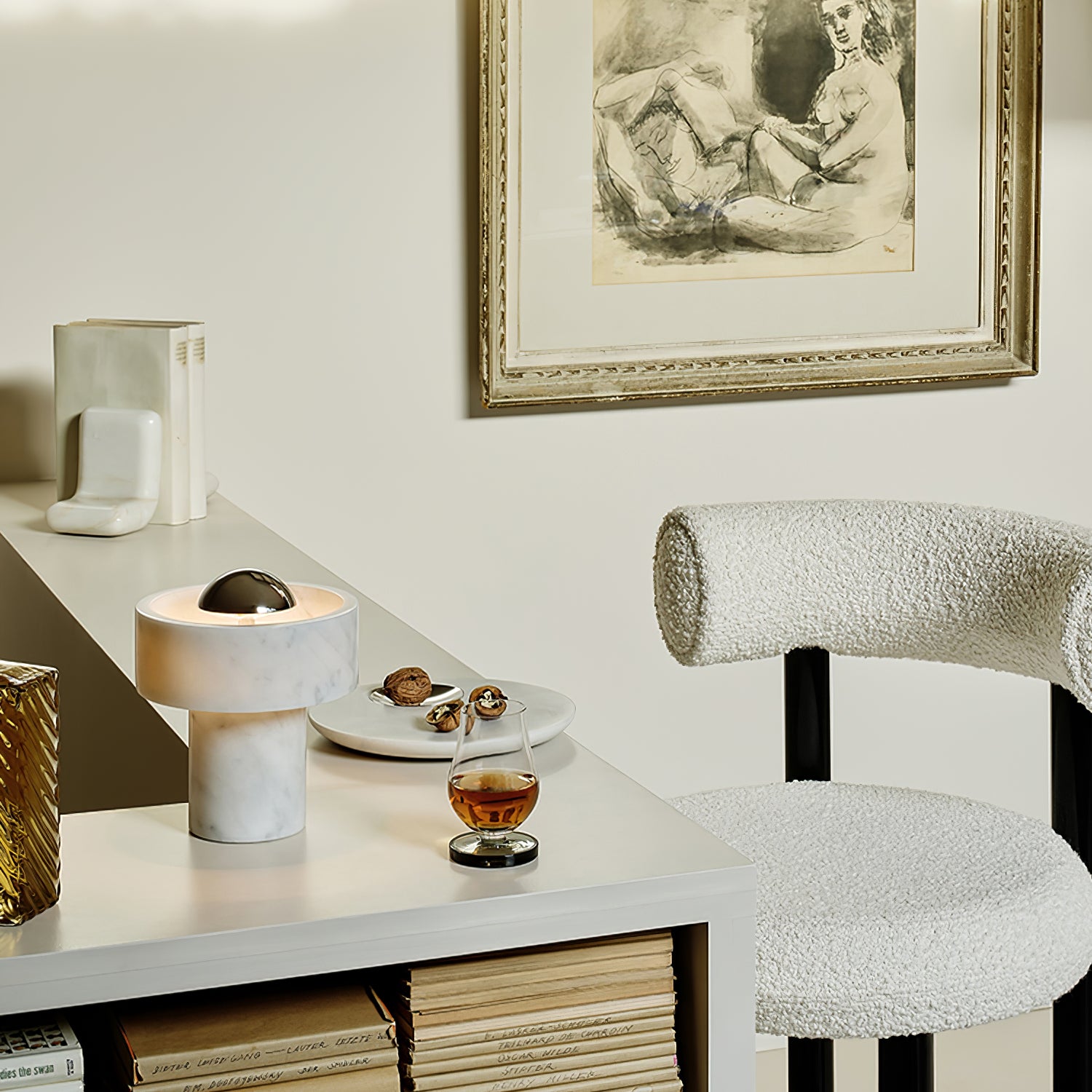 Marble Aura Table Lamp - Lumpaz