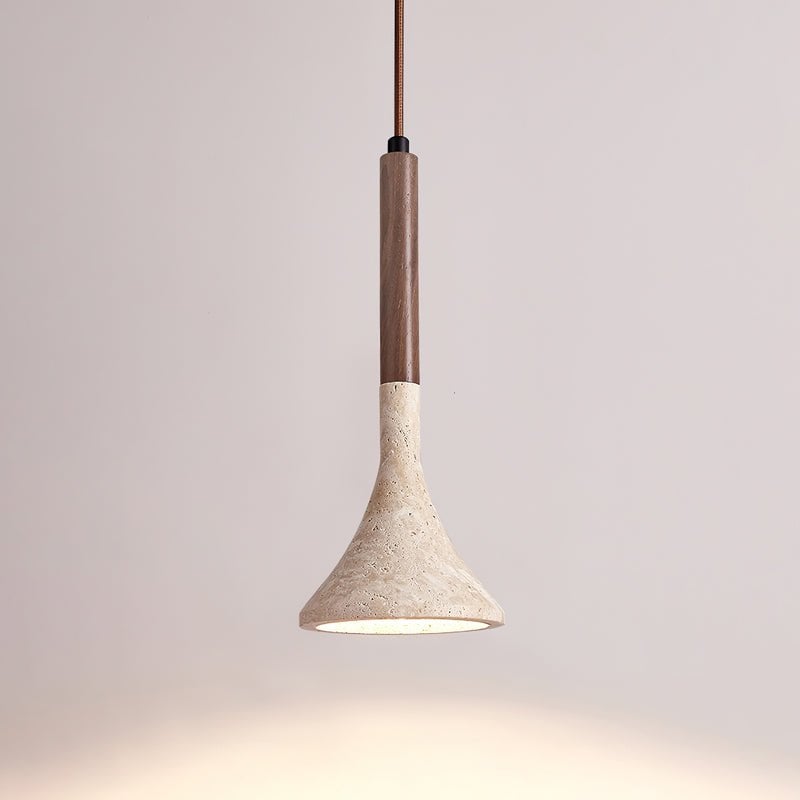 Aplomb Travertine Pendant Lamp - Lumpaz