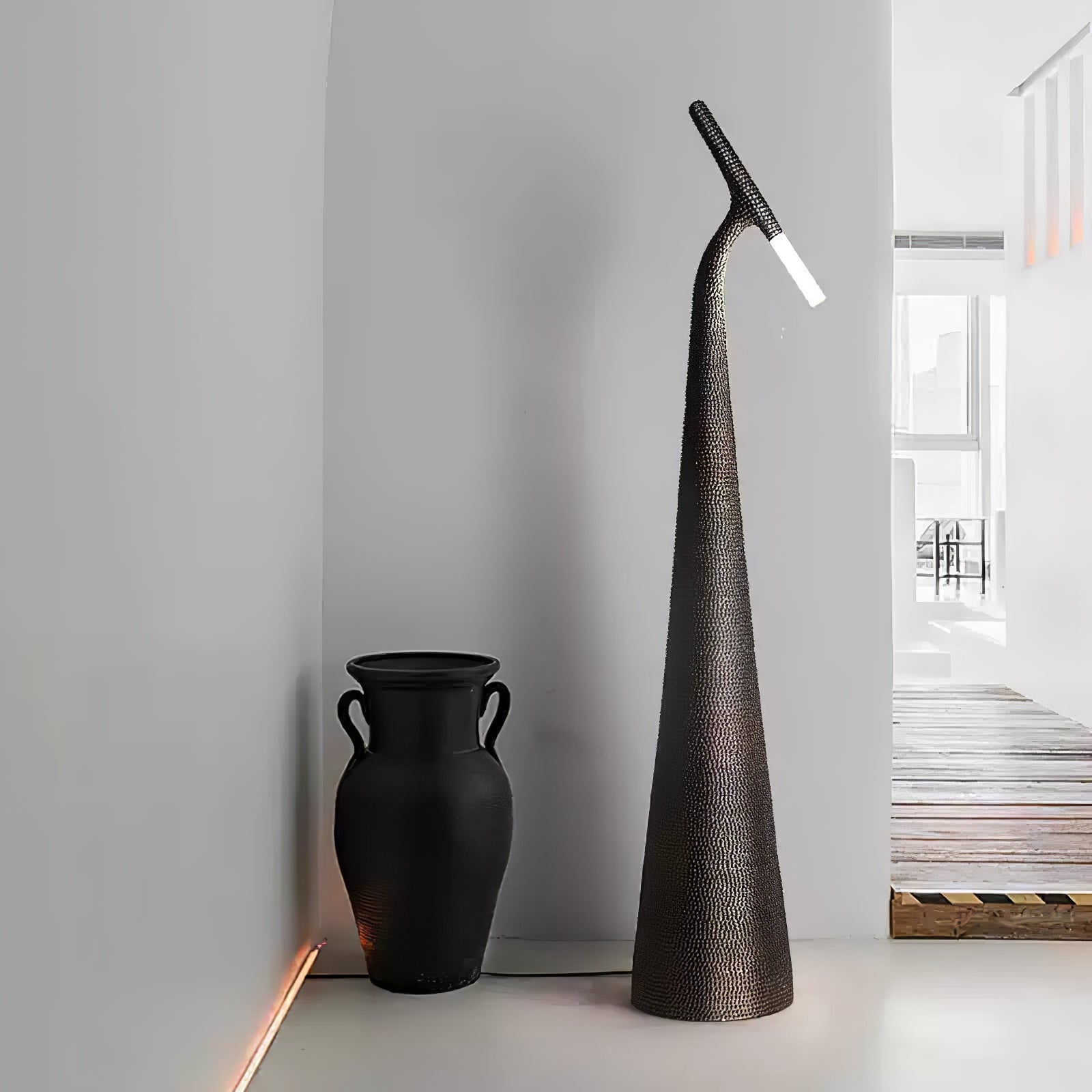 Apex Texture Floor Lamp - Lumpaz