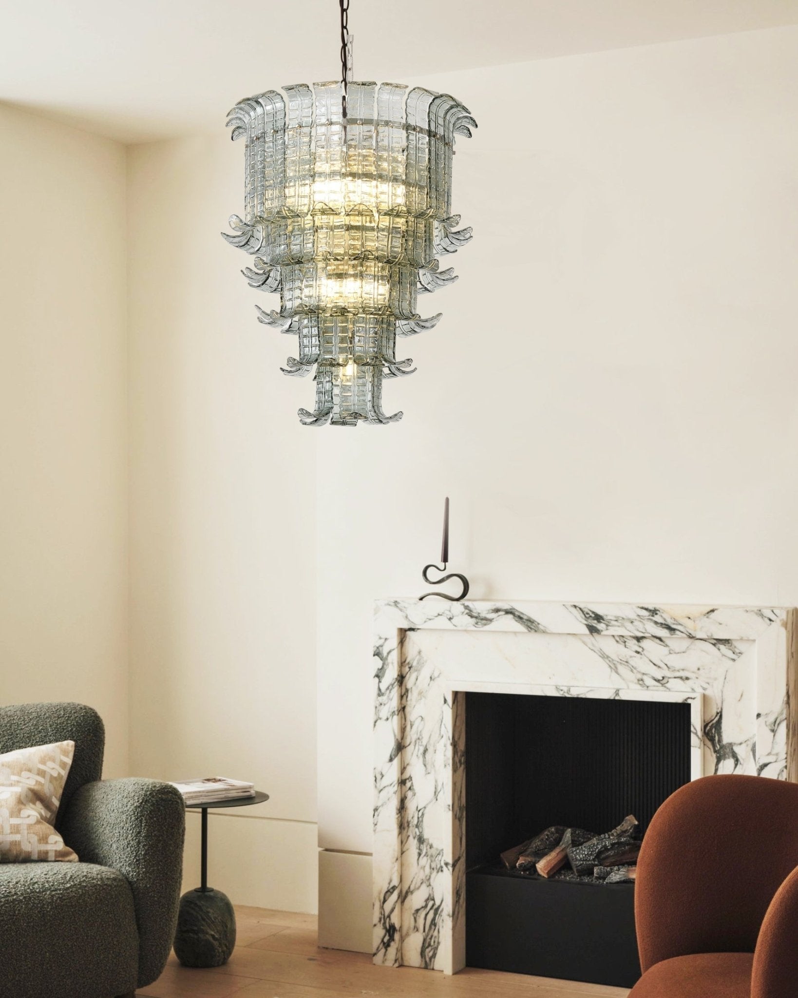 Cascade Murano Chandelier - Lumpaz