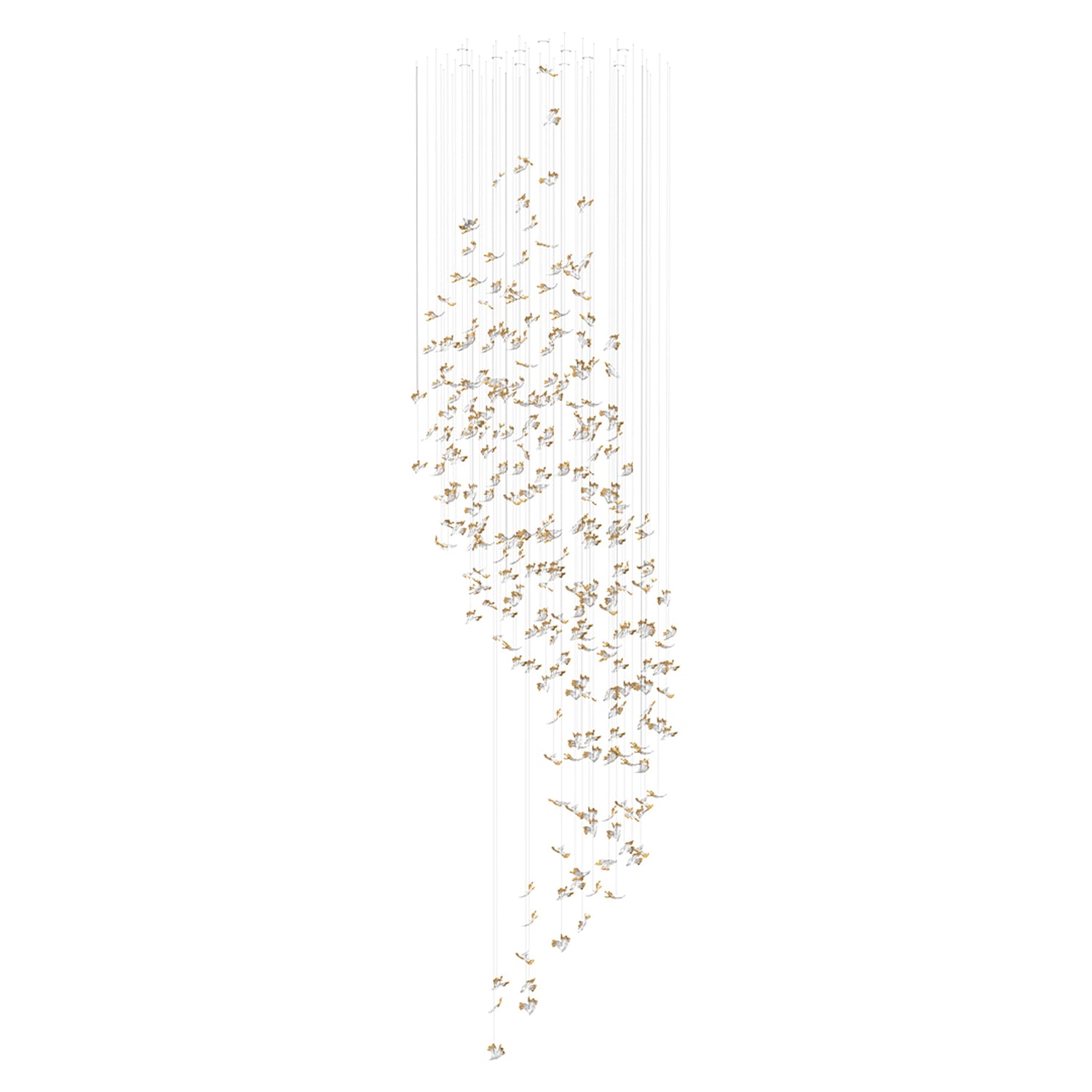 Frosted Petals Frozen Chandelier - Lumpaz