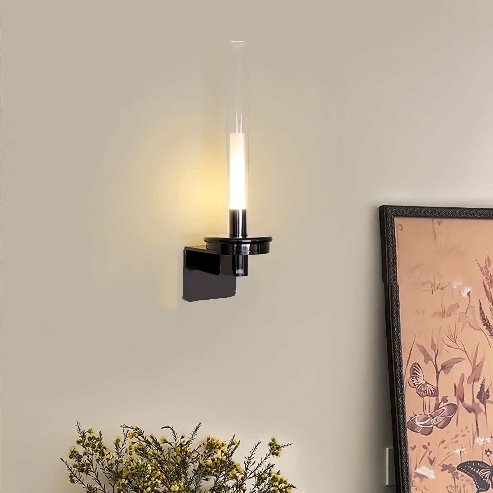 Column Torch Wall Sconce - Lumpaz