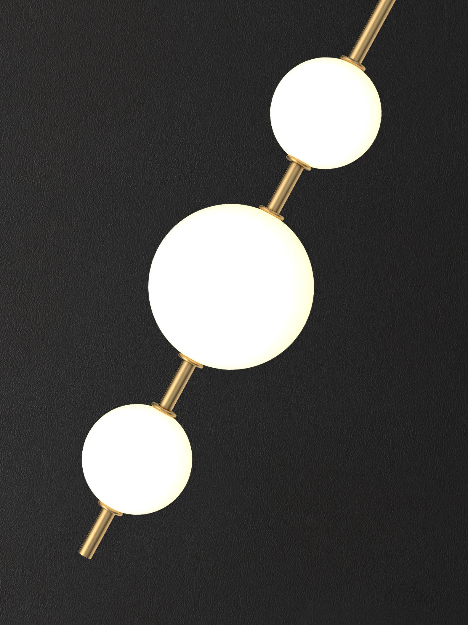 Vertical Globe Plug-in Wall Lamp - Lumpaz