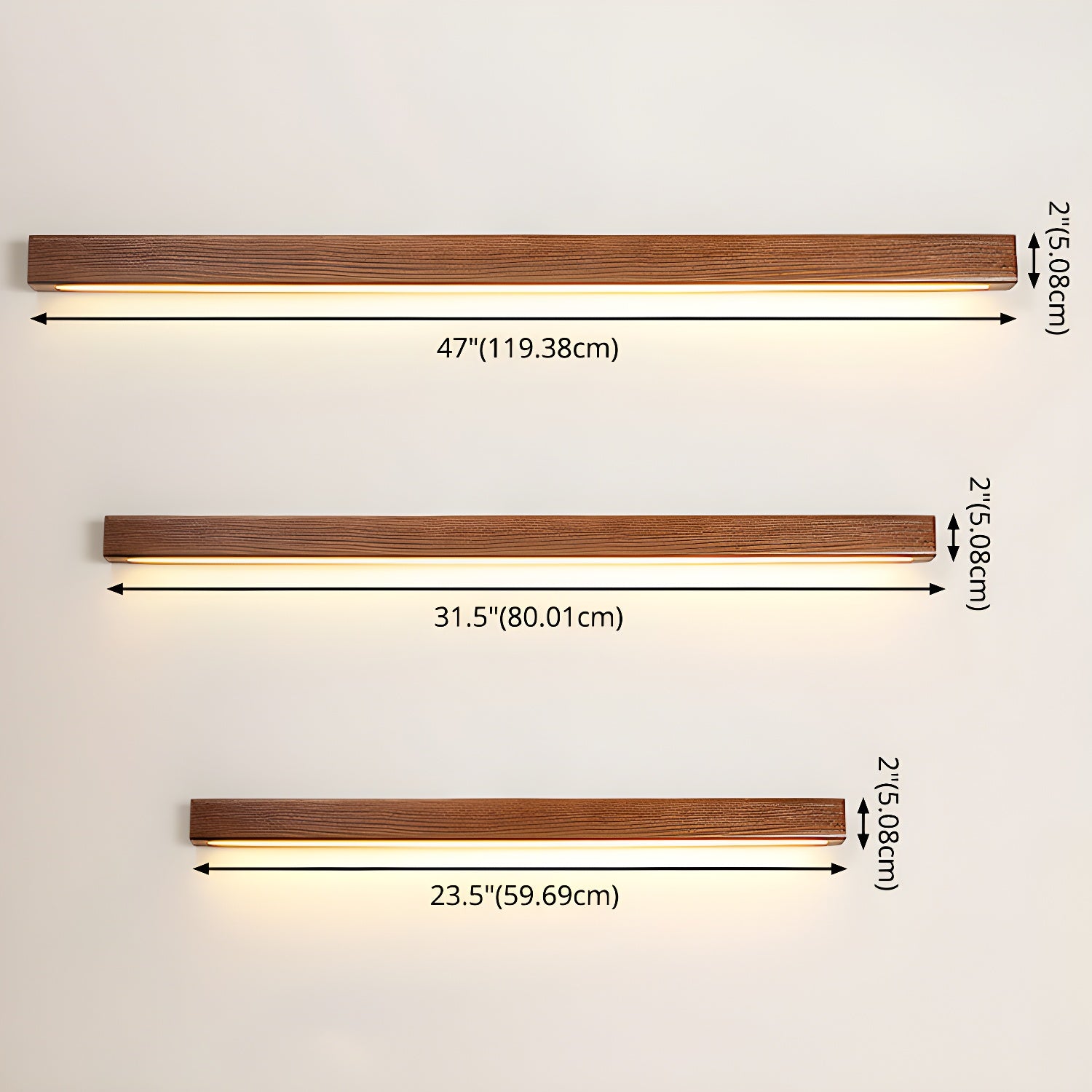 Arlo Linear Wood Wall Light - Lumpaz