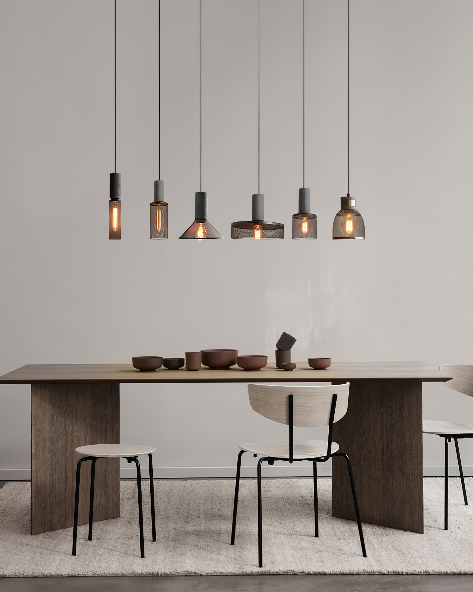 Cement Mesh Pendant Light - Lumpaz