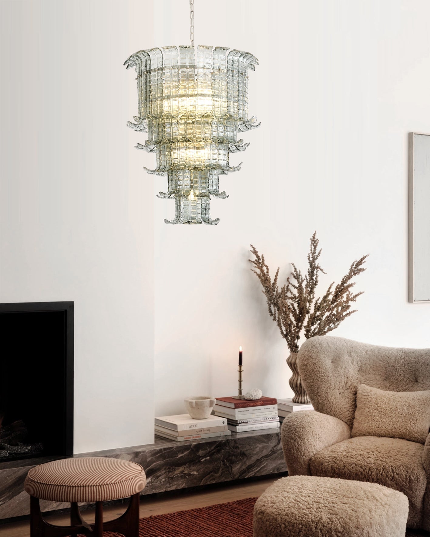 Cascade Murano Chandelier - Lumpaz