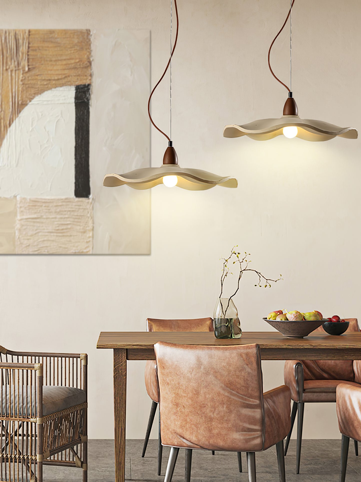 Cement Wave Pendant Light - Lumpaz