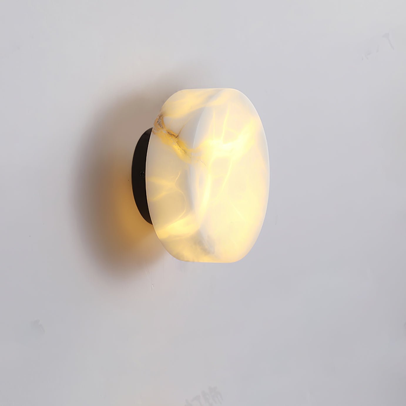 Cylindrical Alabaster Wall Light - Lumpaz