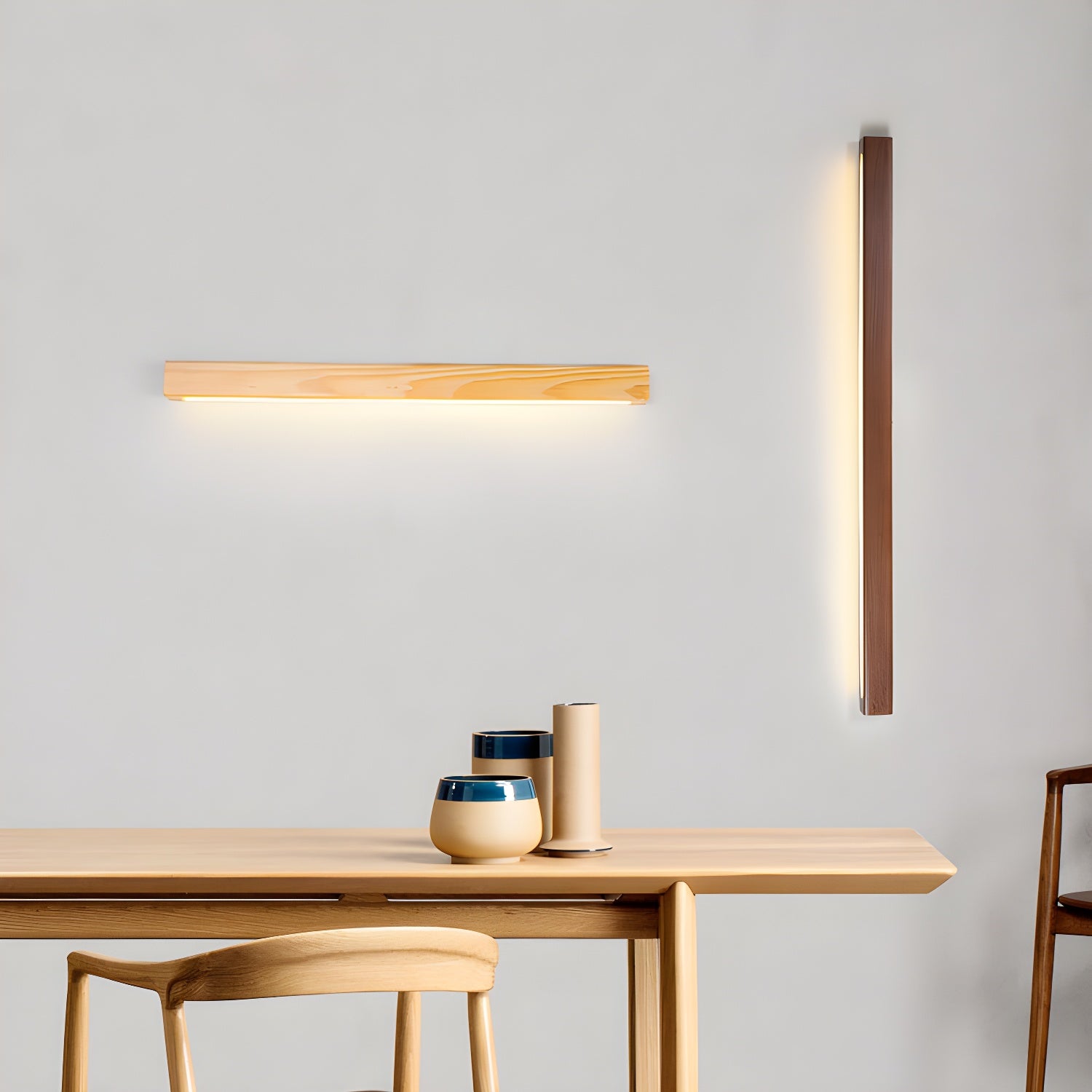 Arlo Linear Wood Wall Light - Lumpaz