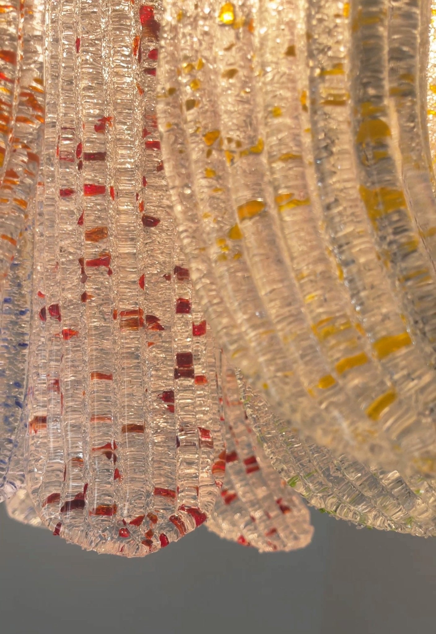 Venini Colorful Murano Glass Chandelier - Lumpaz