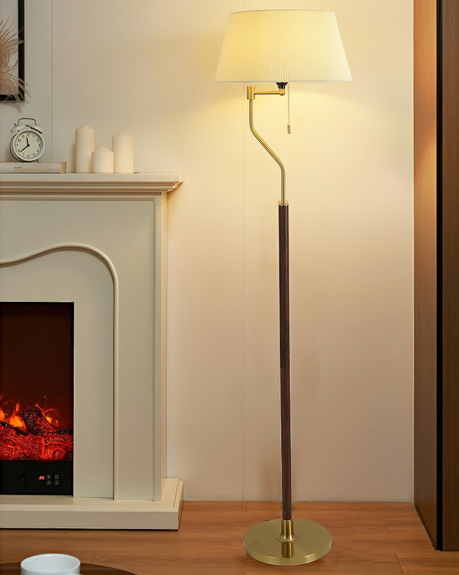 Walnut Whisper Floor Lamp - Lumpaz