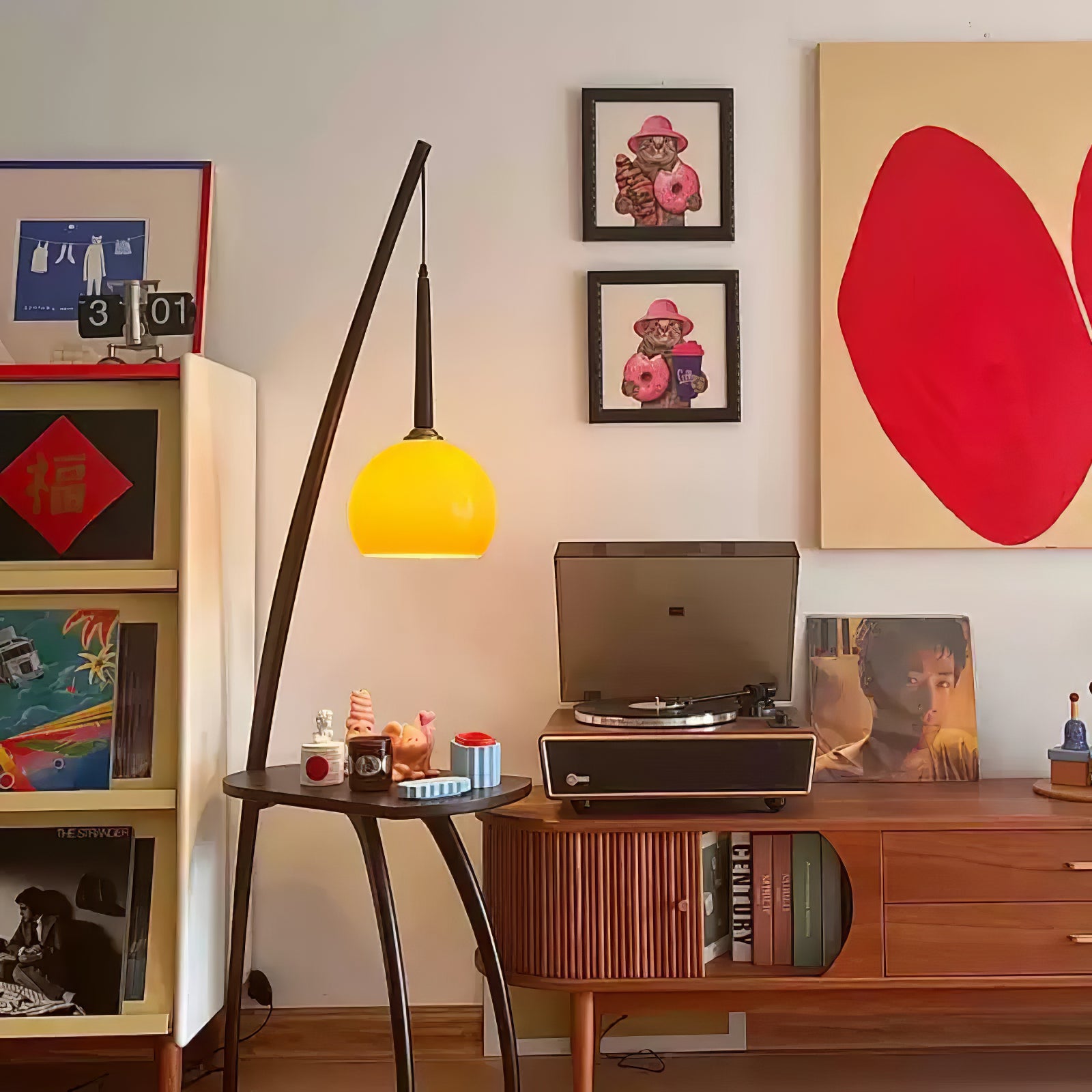 Arc Sphere Floor Lamp - Lumpaz