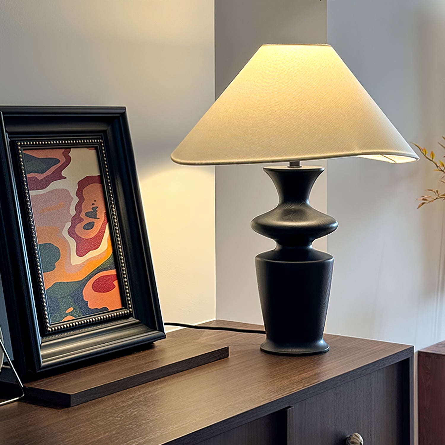 Grace Wood Table Lamp - Lumpaz