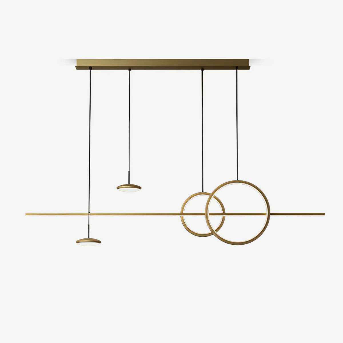 Modern Geometric Shape Chandelier - Lumpaz