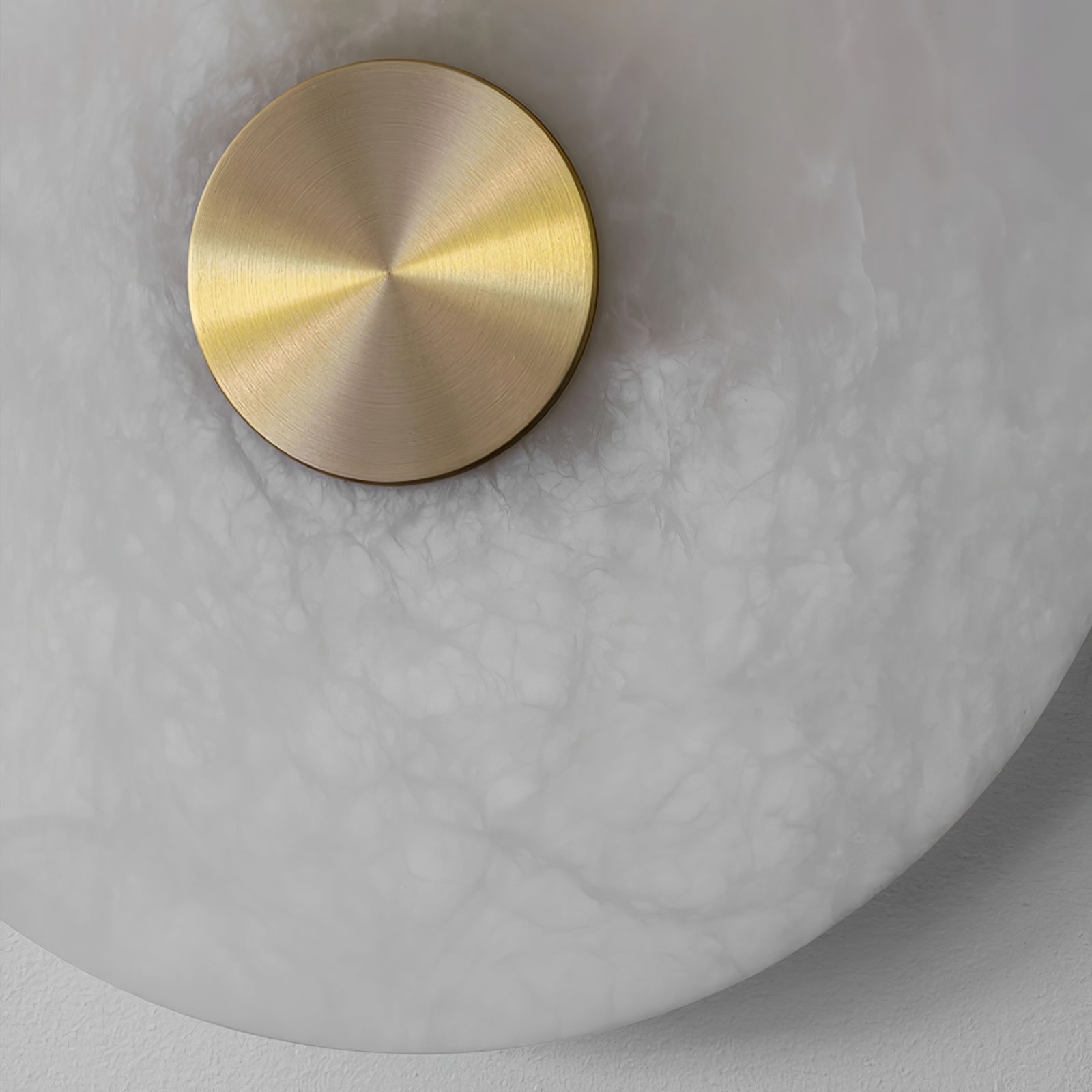 Disc Shaped Alabaster Wall Light - Lumpaz