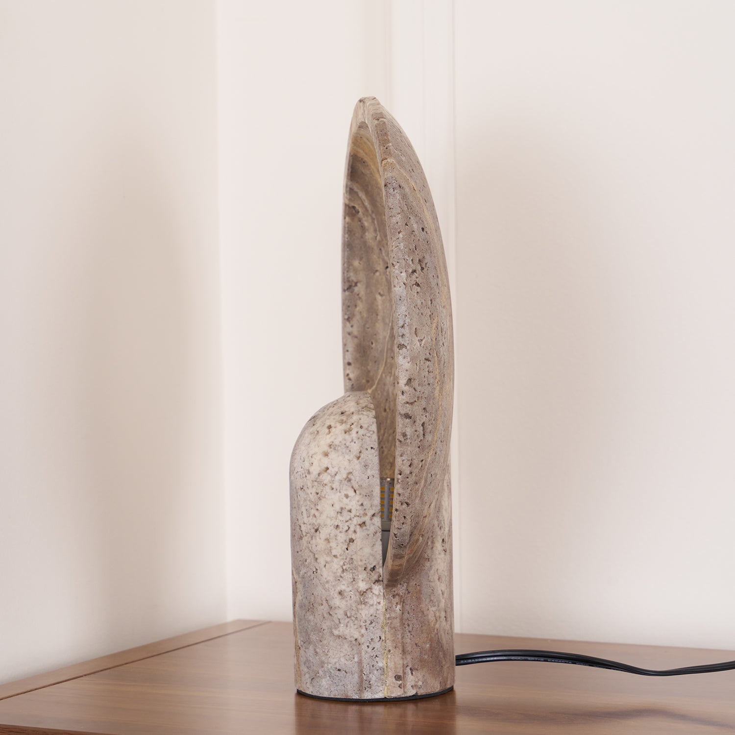 Eclipse Stone Table Lamp - Lumpaz
