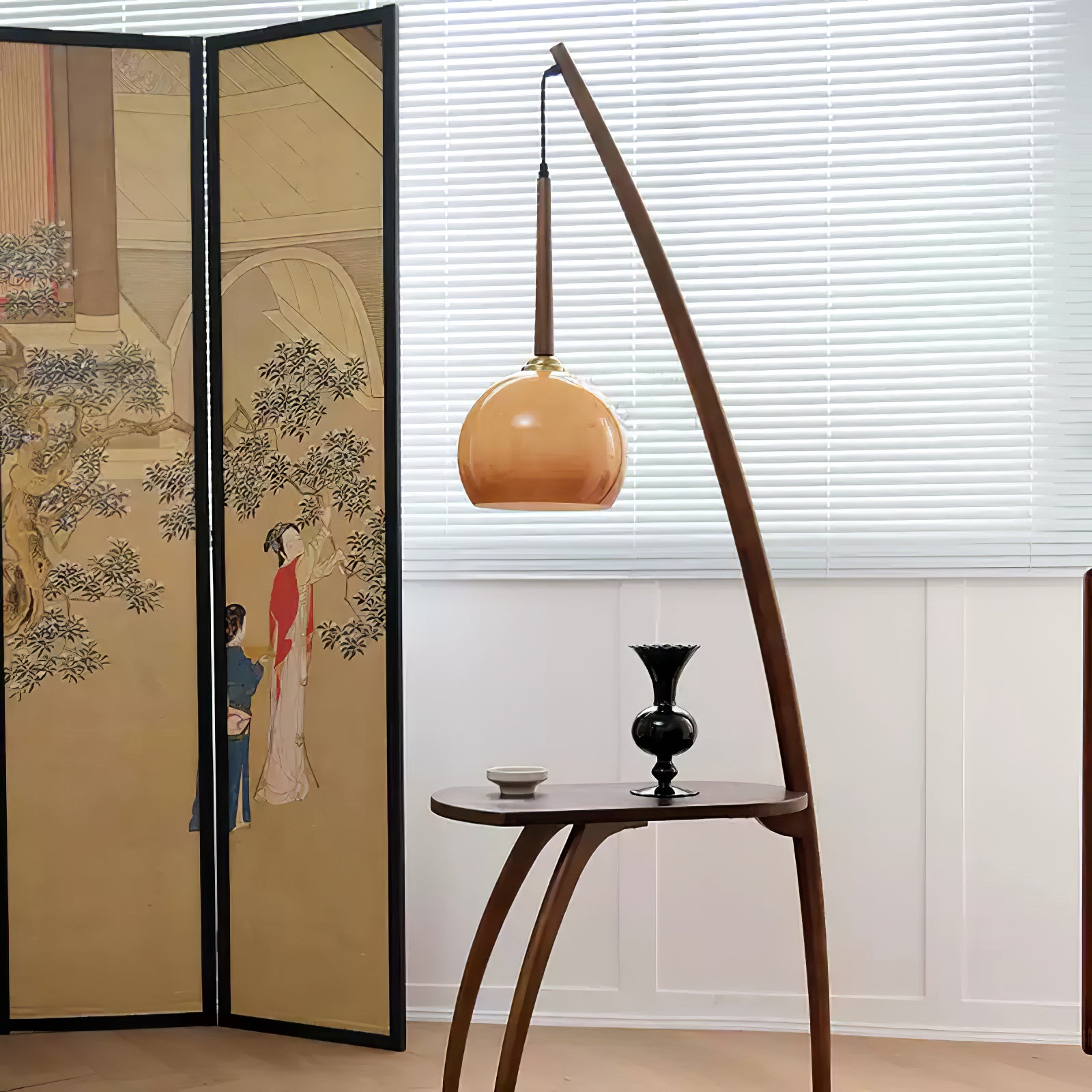 Arc Sphere Floor Lamp - Lumpaz