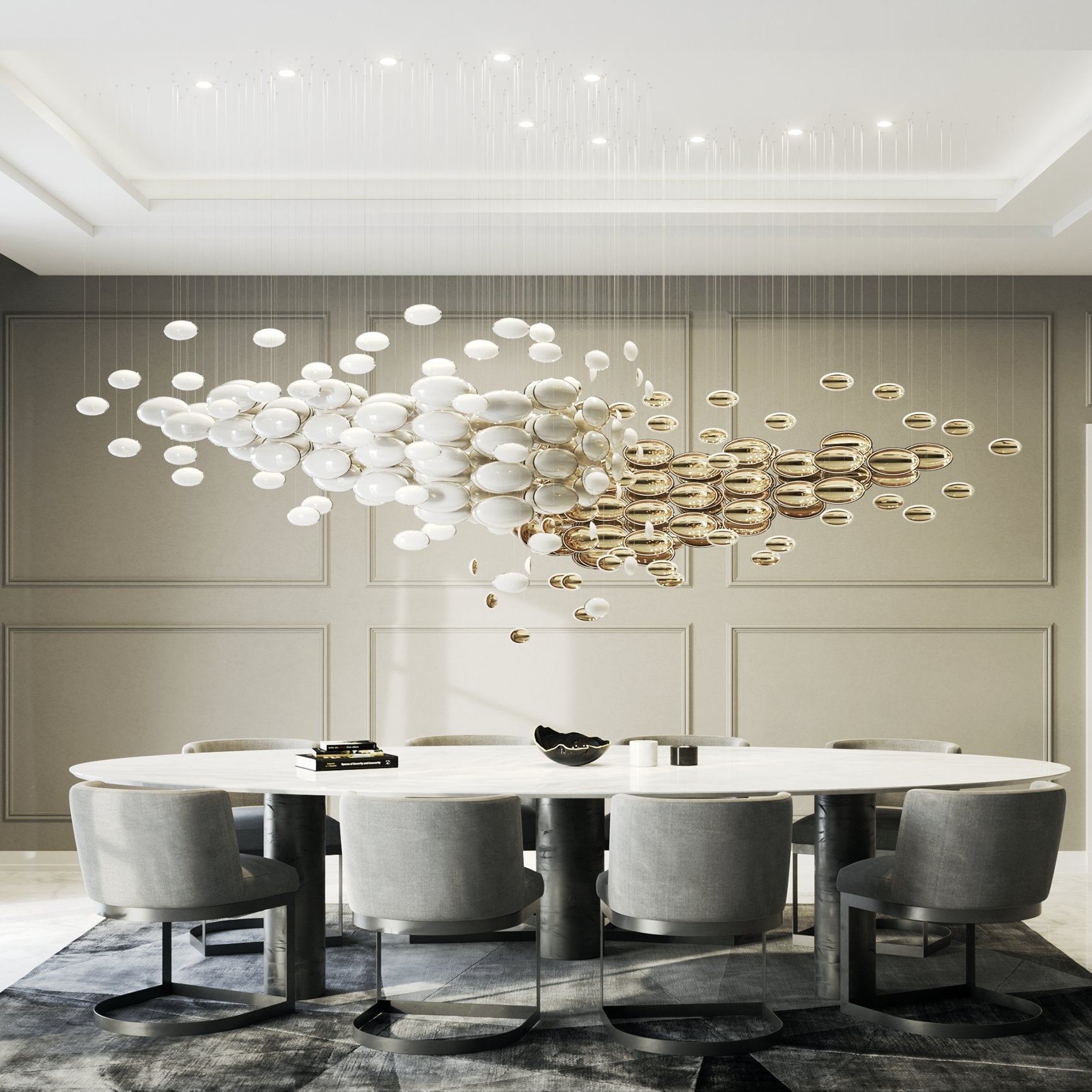 Lustre Bowl Collection Chandelier - Lumpaz