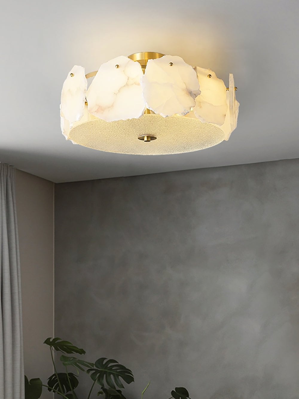 Valeria Alabaster Ceiling Lamp - Lumpaz