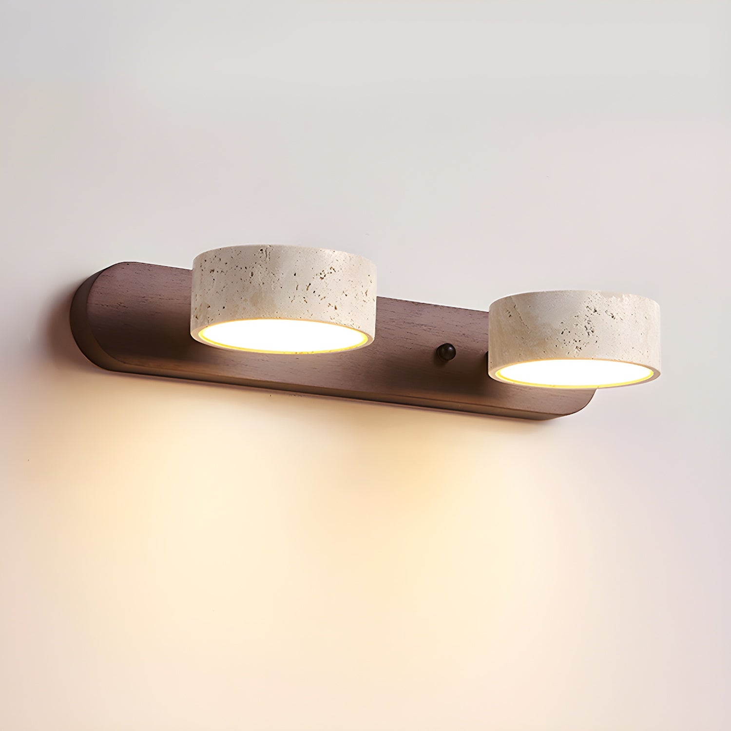 Travertine Duo Wall Light - Lumpaz