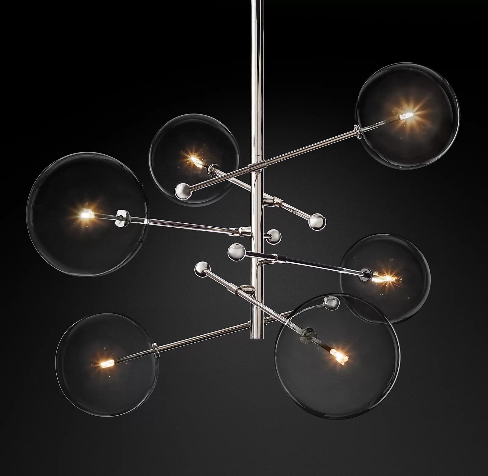 Glass Globe Mobile Chandelier - Lumpaz