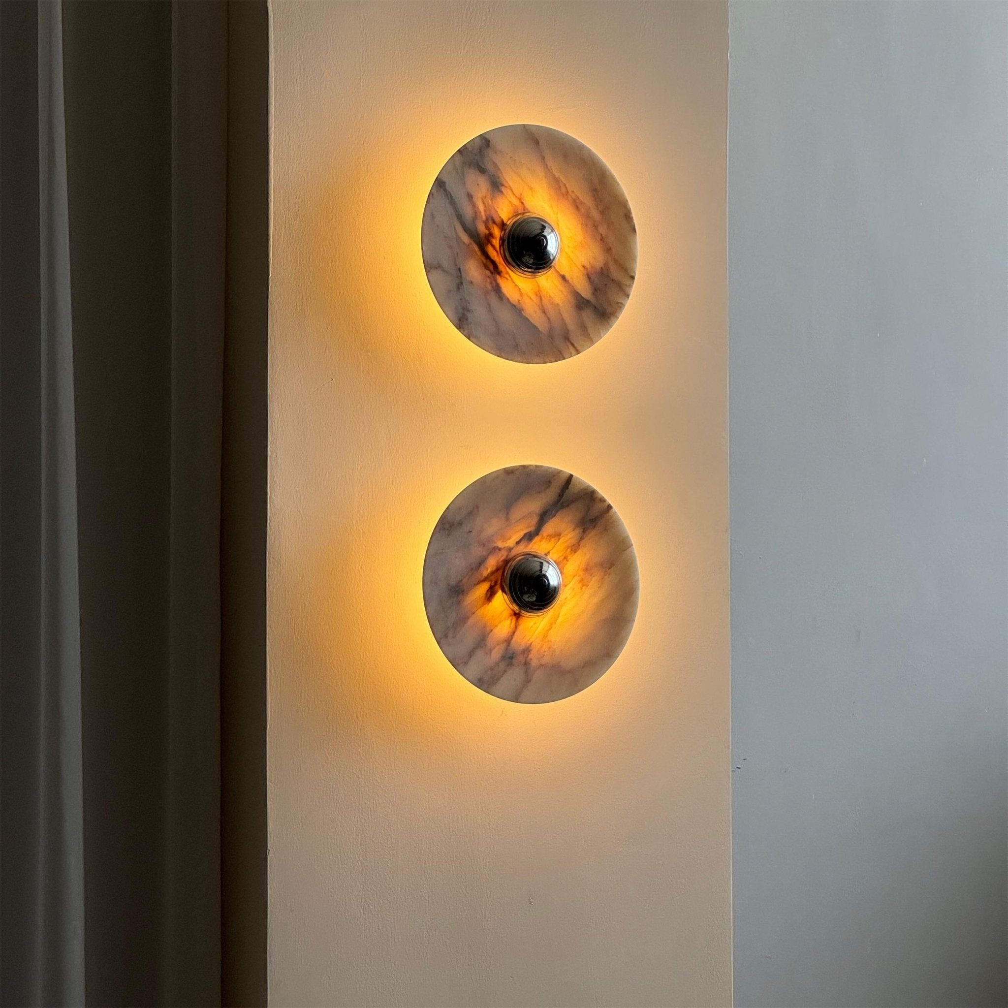 Messier Marble Rechargeable Wall Lamp - Lumpaz
