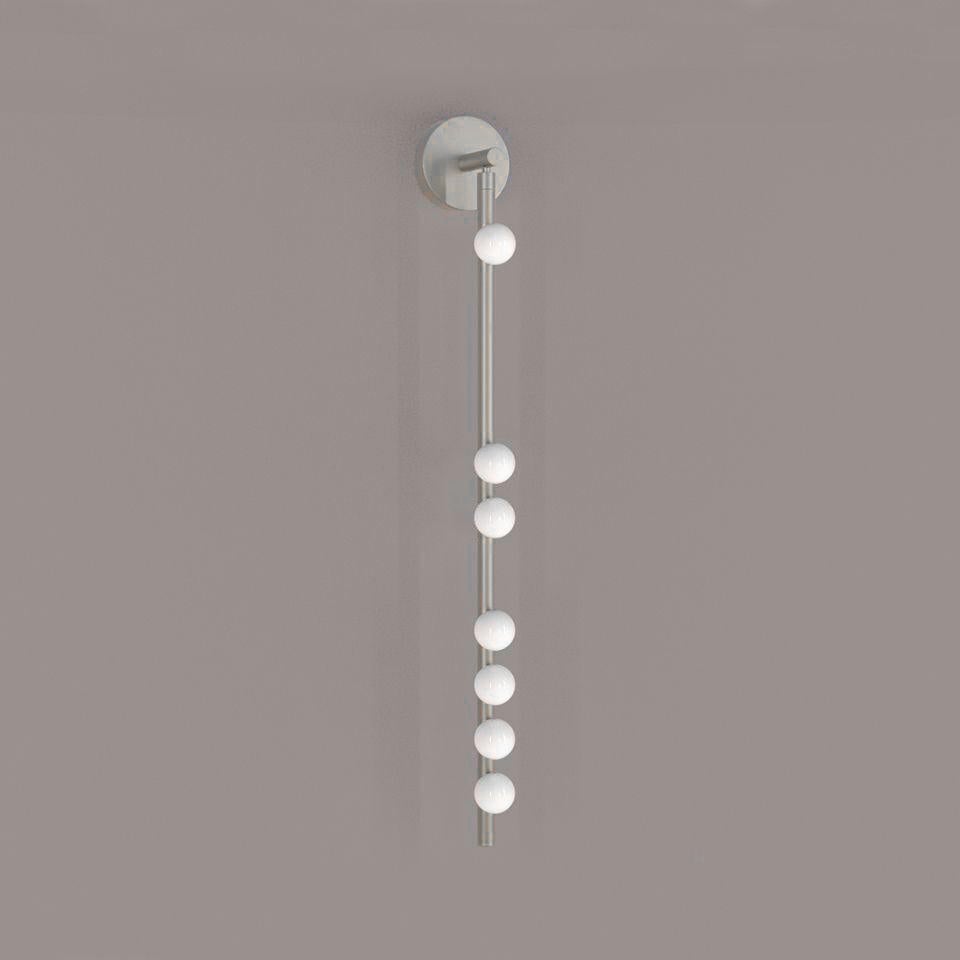 Brass Glass Tube Plug-in Wall Lamp - Lumpaz