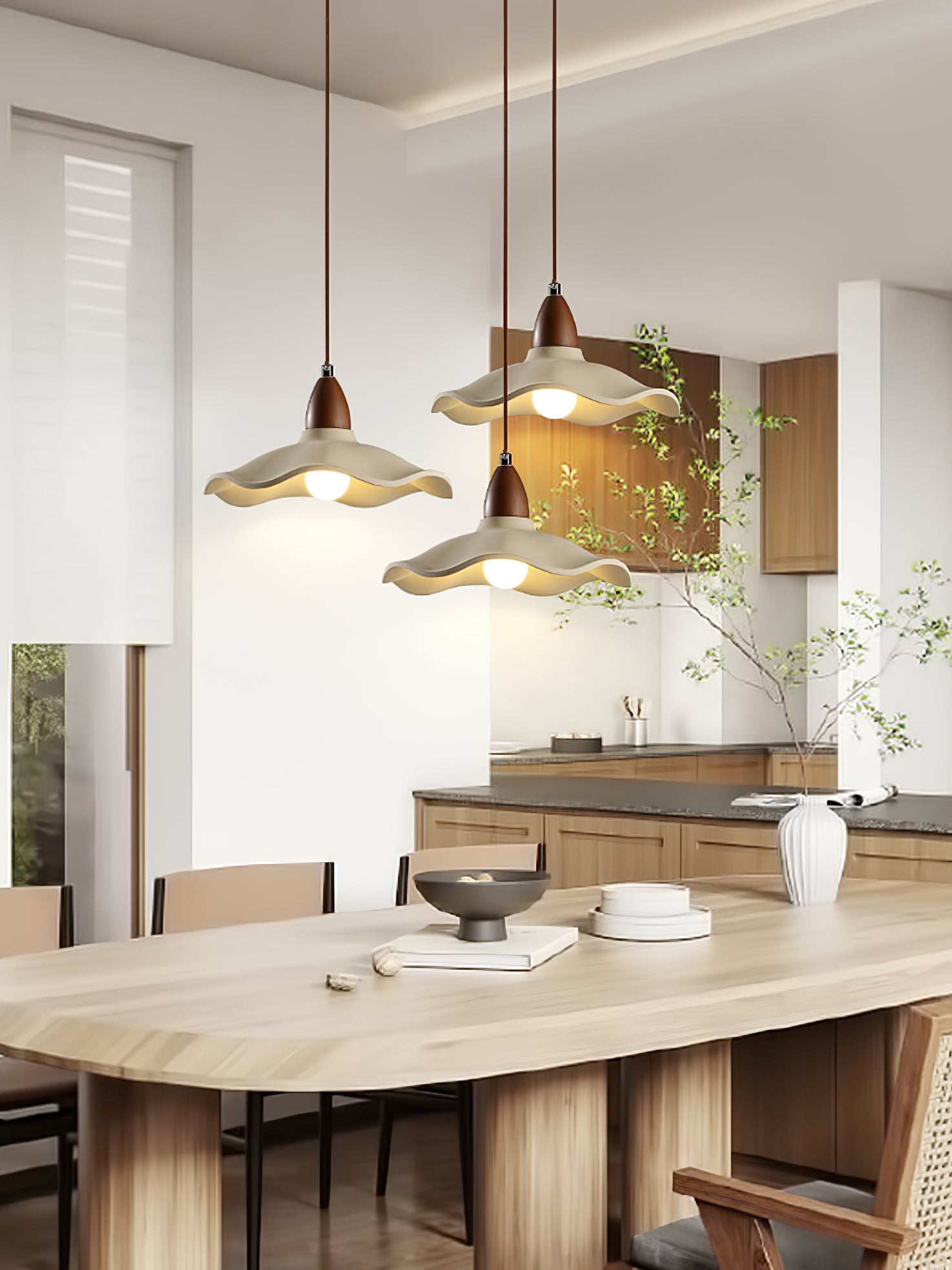 Cement Wave Pendant Light - Lumpaz