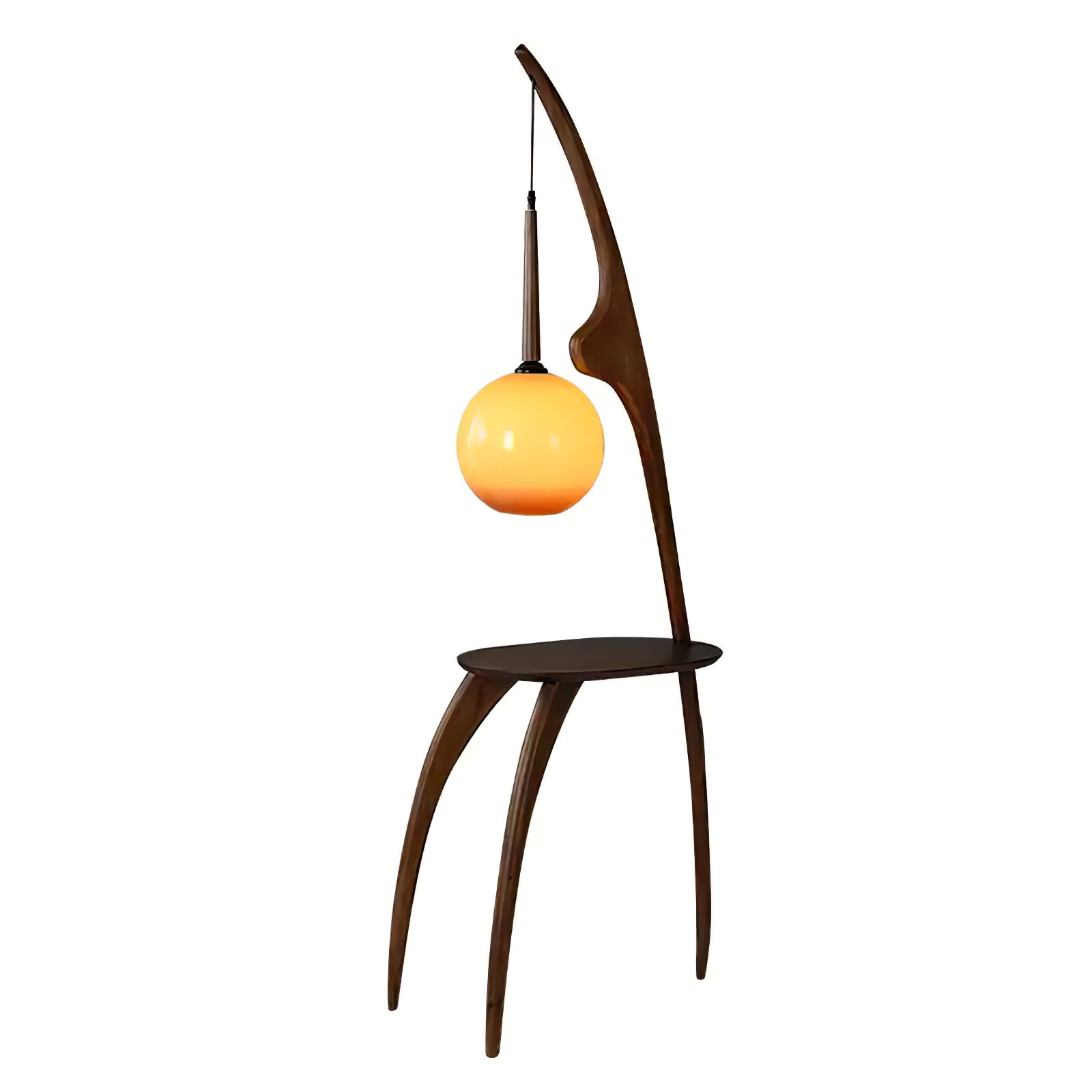 Curved Mantis Arm Floor Lamp - Lumpaz