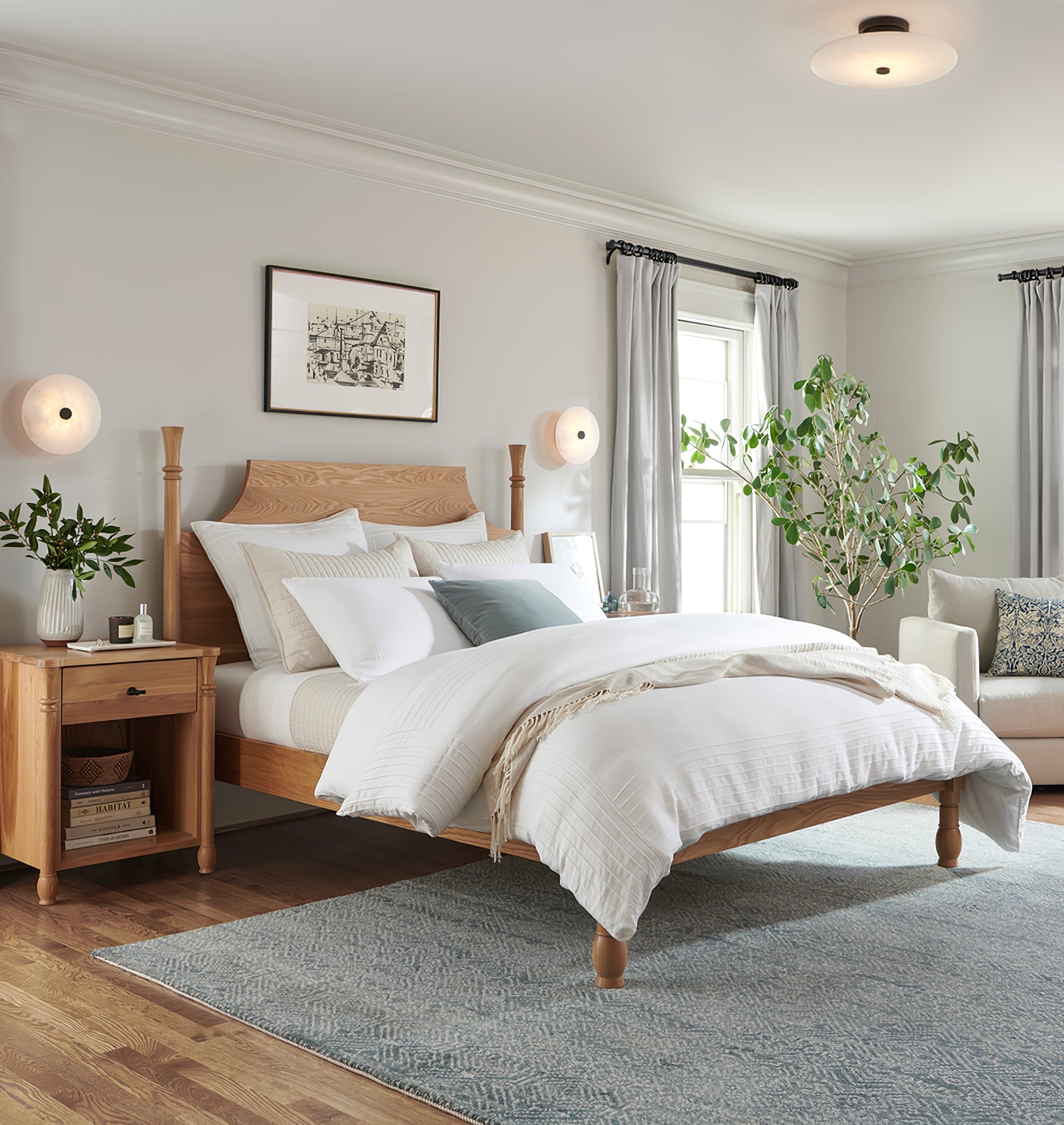 Ankeny Alabaster Ceiling Lamp - Lumpaz