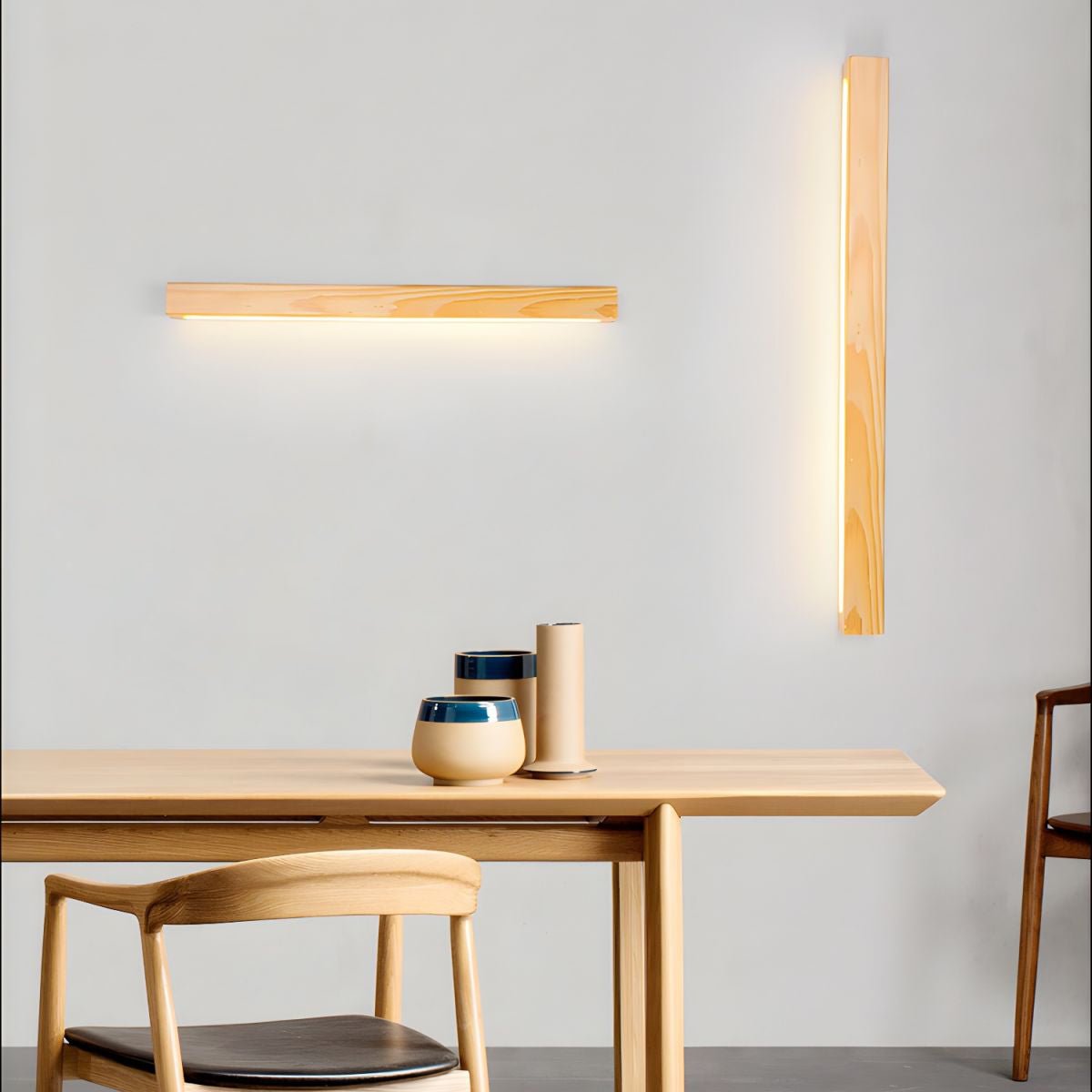 Arlo Linear Wood Wall Light - Lumpaz