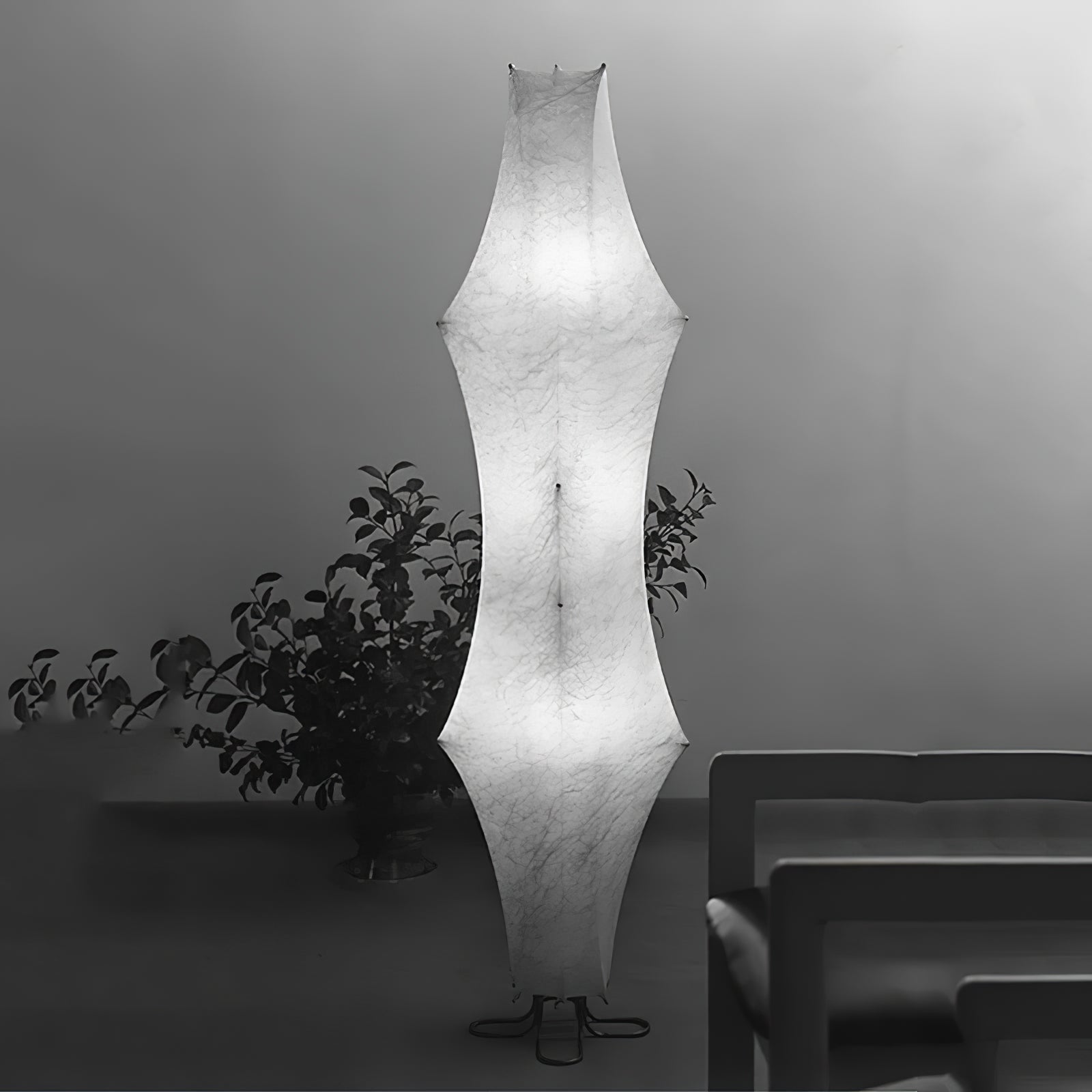Twist Silk Floor Lamp - Lumpaz