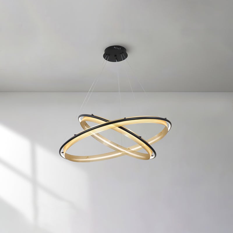 Acrylic LED Round Chandelier - Lumpaz