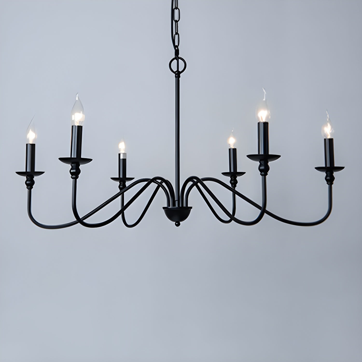 Timeless Gold Candle Chandelier - Lumpaz