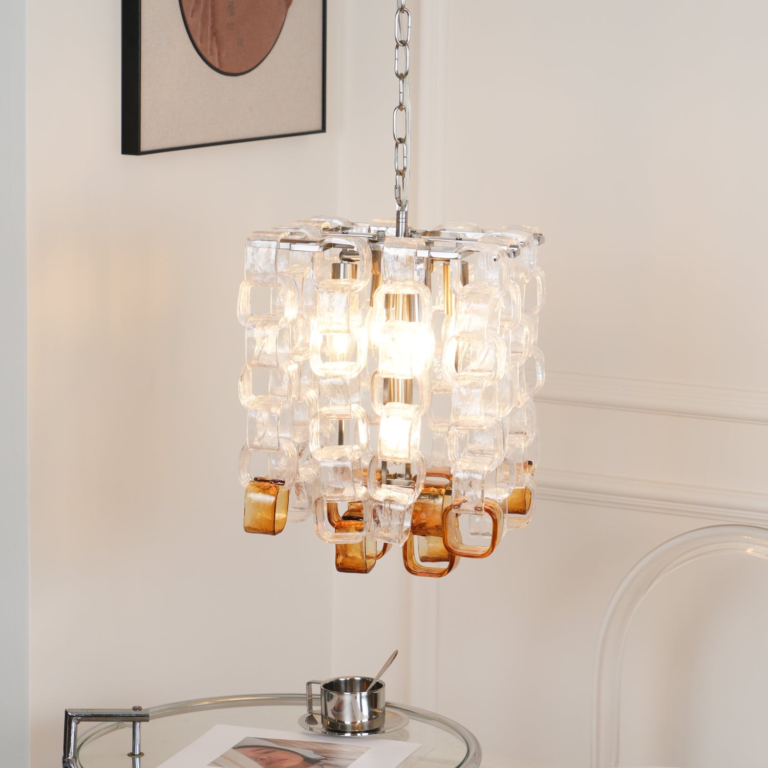 Murano Poliarte Interlocking Chandelier - Lumpaz