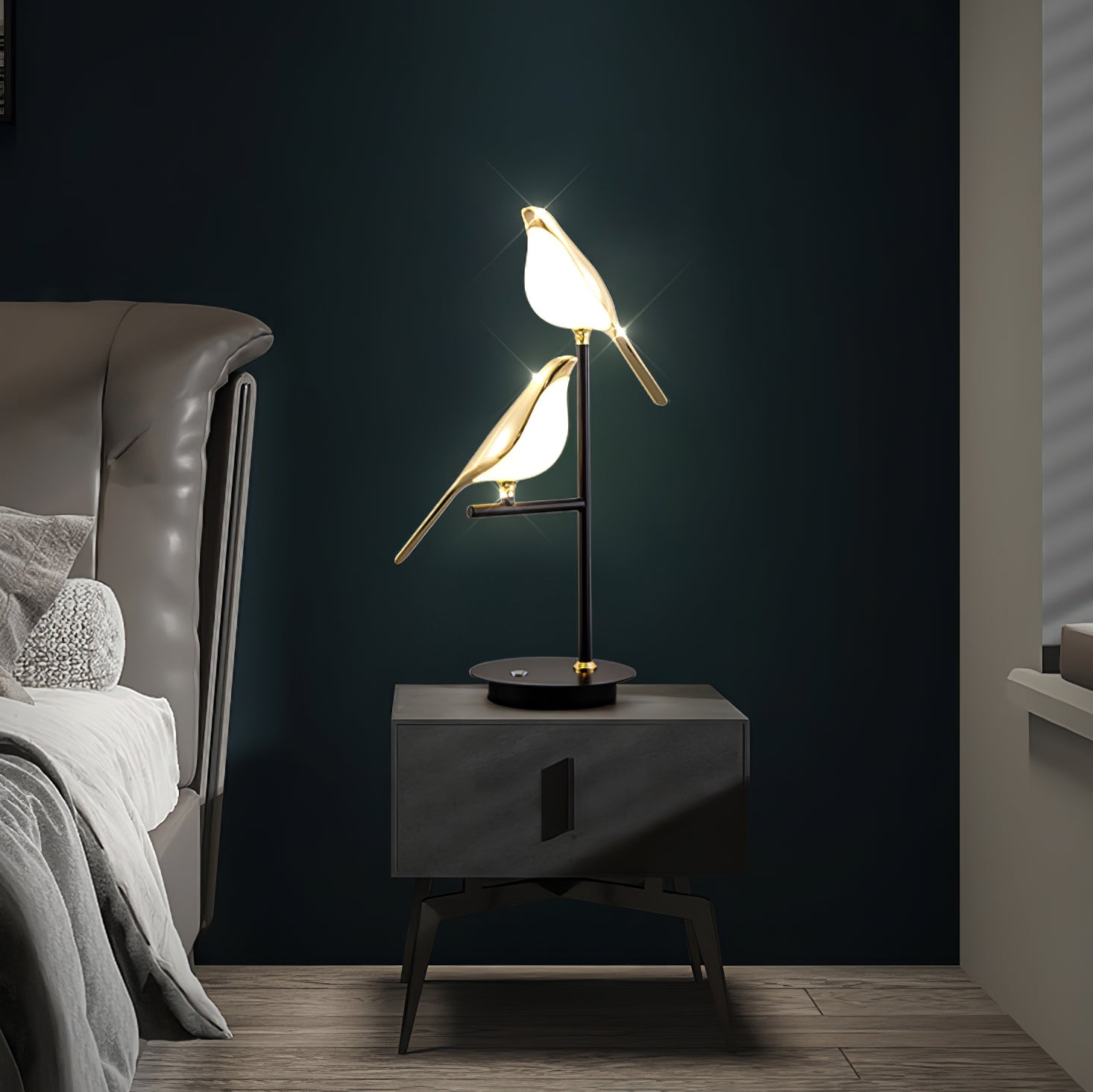 Magpie Perch Table Lamp - Lumpaz