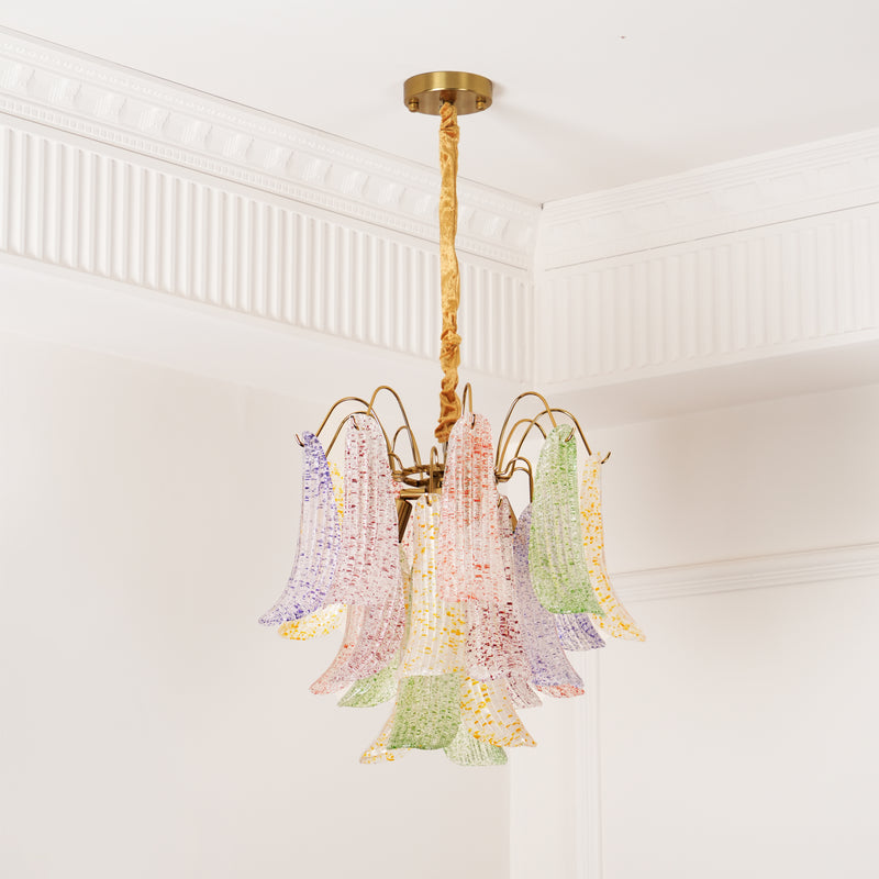Venini Colorful Murano Glass Chandelier - Lumpaz