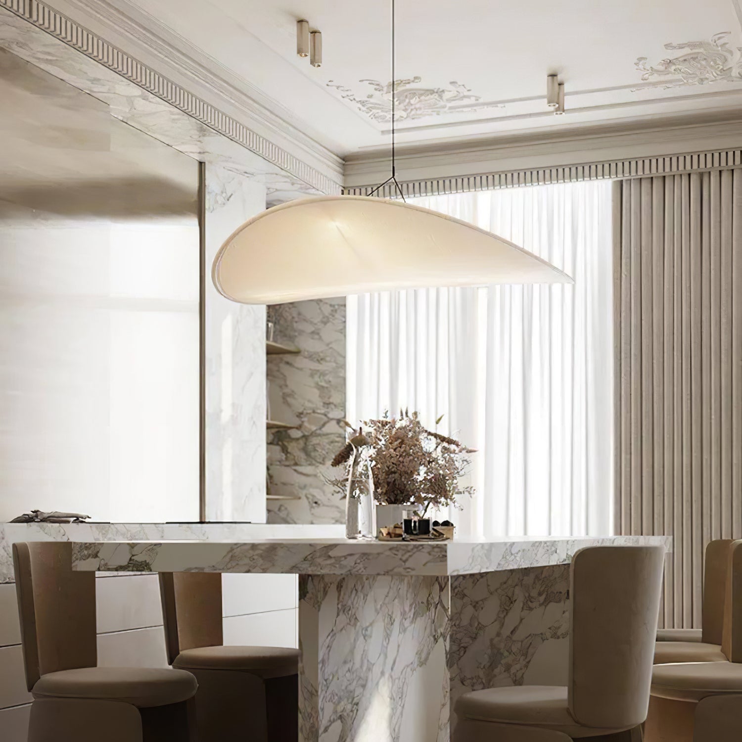 Tense Tyvek Pendant Lamp - Lumpaz