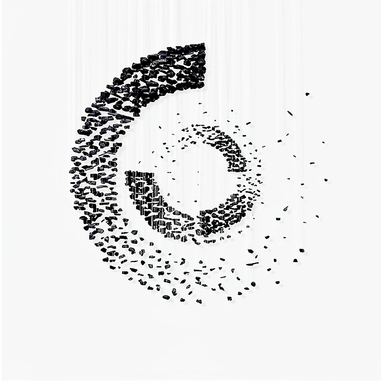 Charcoal Shape O Chandelier - Lumpaz