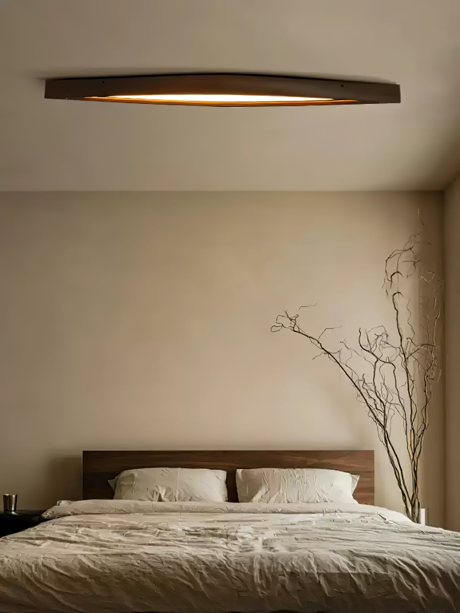 Horizon Linear Wood Ceiling Lamp - Lumpaz