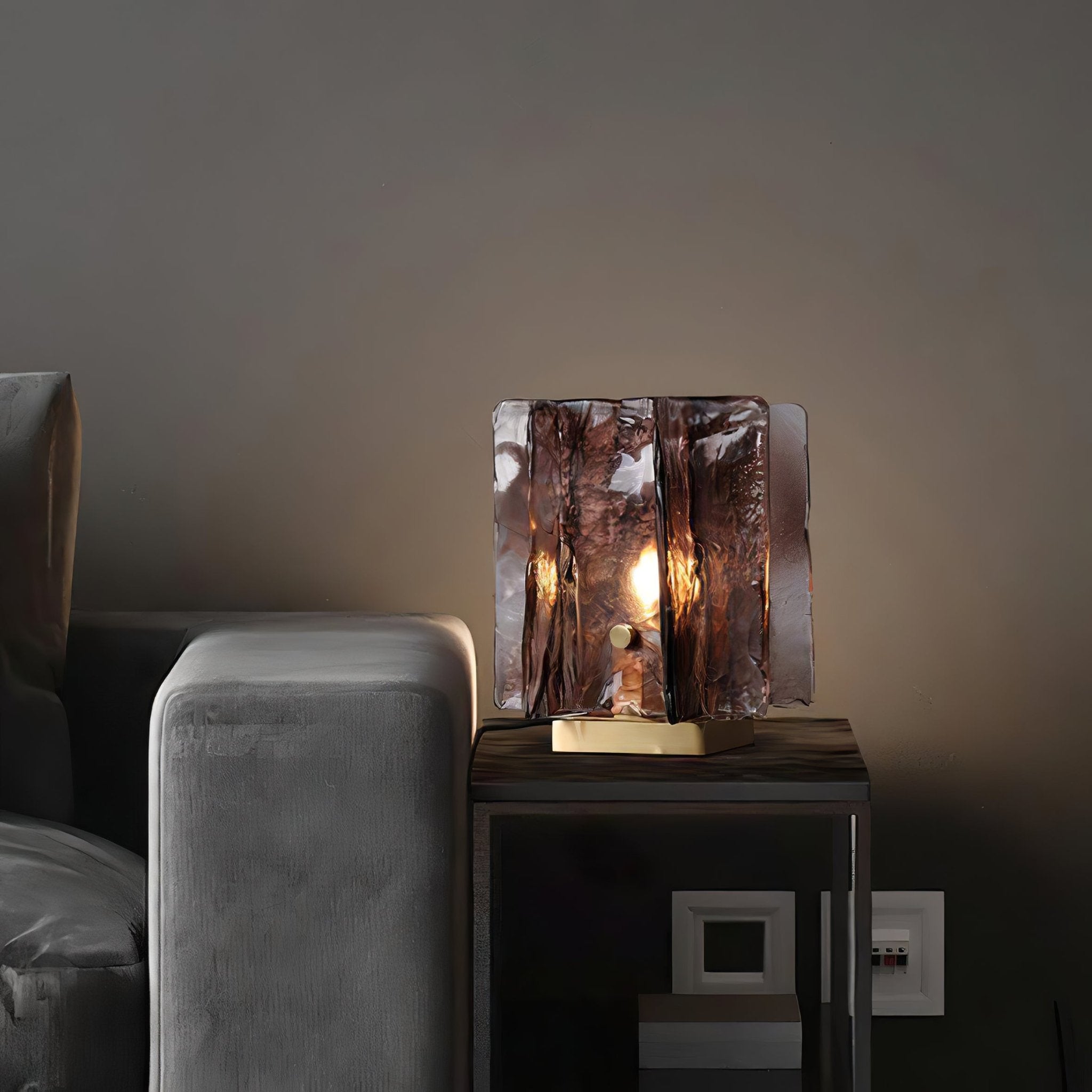 Amber Building Block Table Lamp - Lumpaz