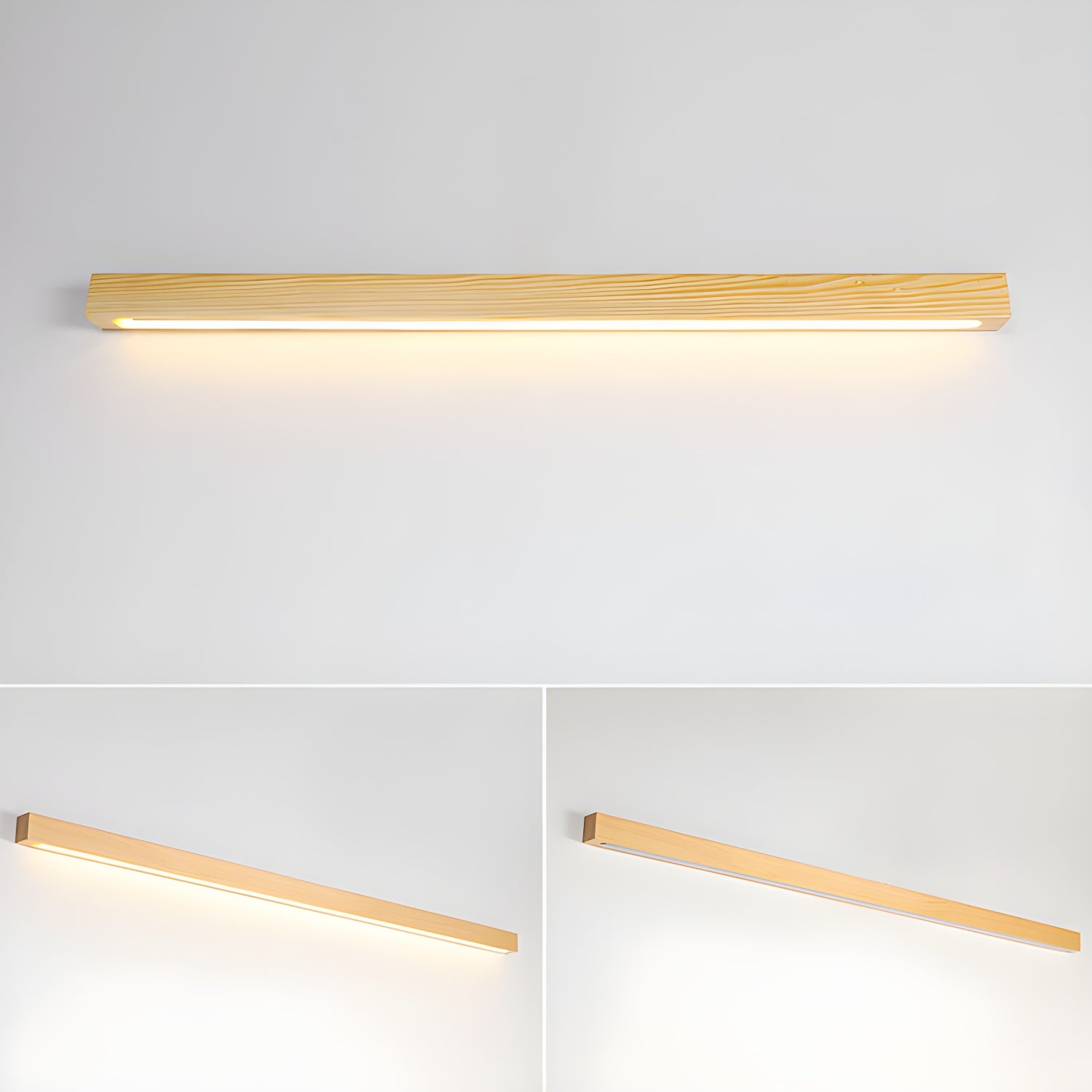 Arlo Linear Wood Wall Light - Lumpaz